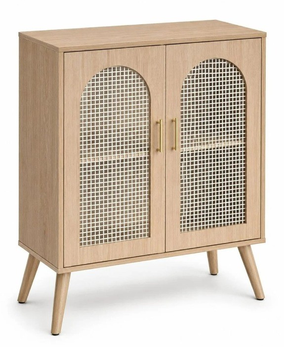 Rattan Arch Cabinet