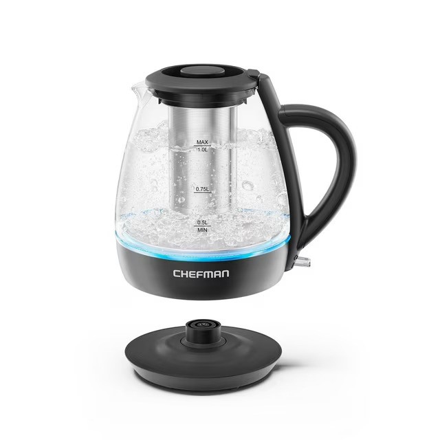 Chefman Rapid-Boil 1L Electric Kettle with Removable Tea Infuser - photo 4