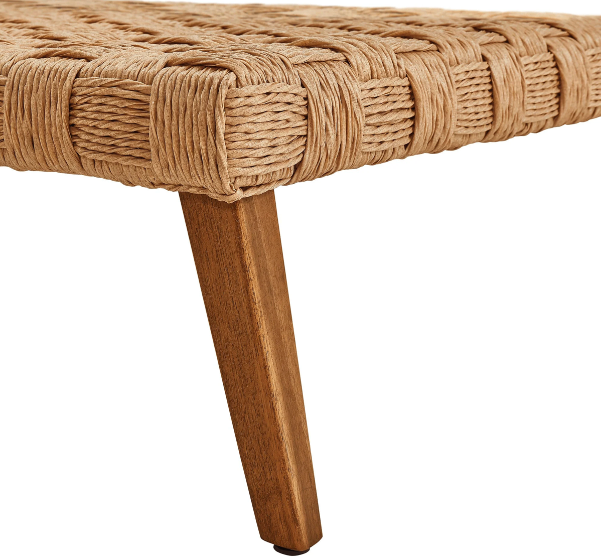 New Indoor/Outdoor Coffee Table (Wood and Wicker) - photo 5