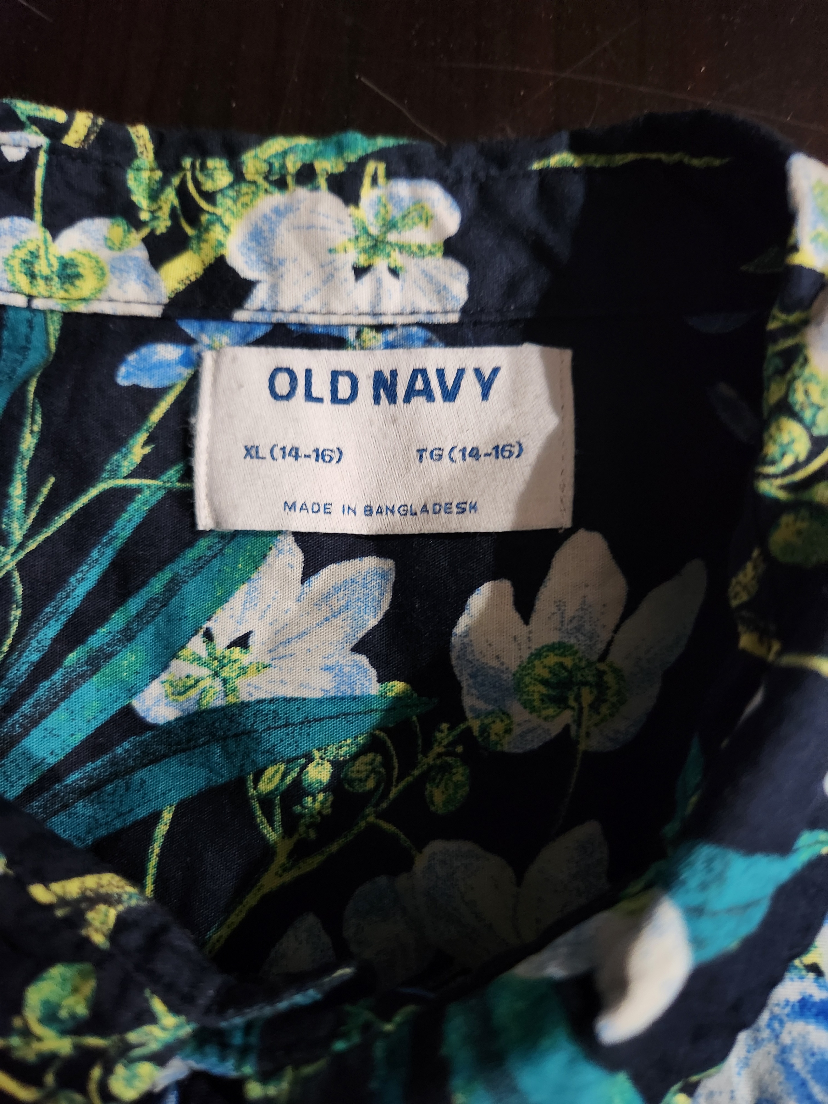 Old Navy Boys Short Sleeve Printed Shirt w/pocket SZ XL (14-16) - photo 2