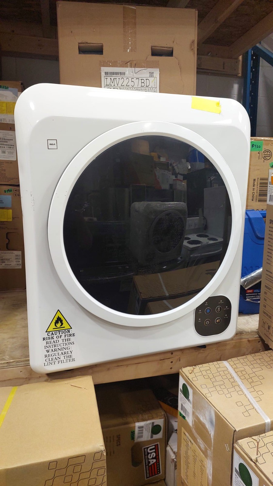 Dryer - 24 RCA 3.7 cu ft RDR323 - Compact White