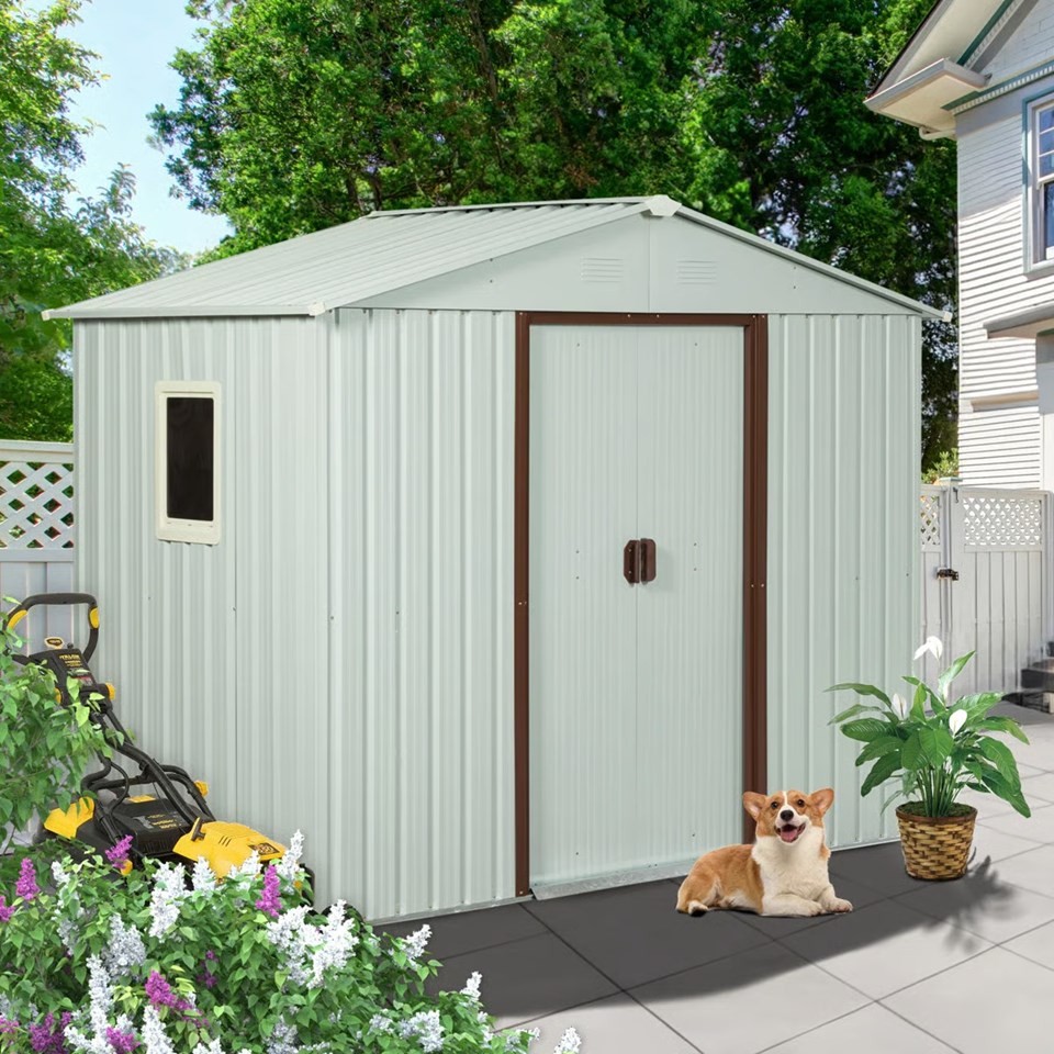 HOAWWC 6'X5' METAL OUTDOOR STORAGE SHED