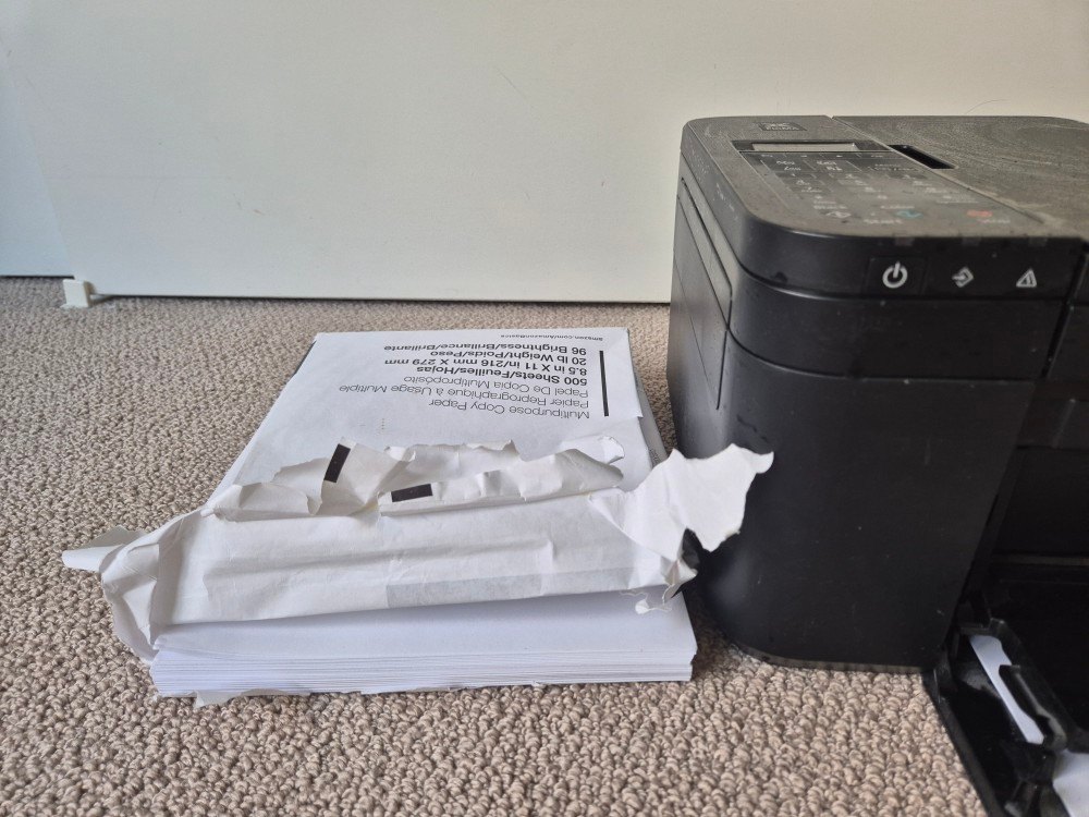 Canon PIXMA TR4520 Wireless Printer + NEW XL Ink Set + Paper - photo 4
