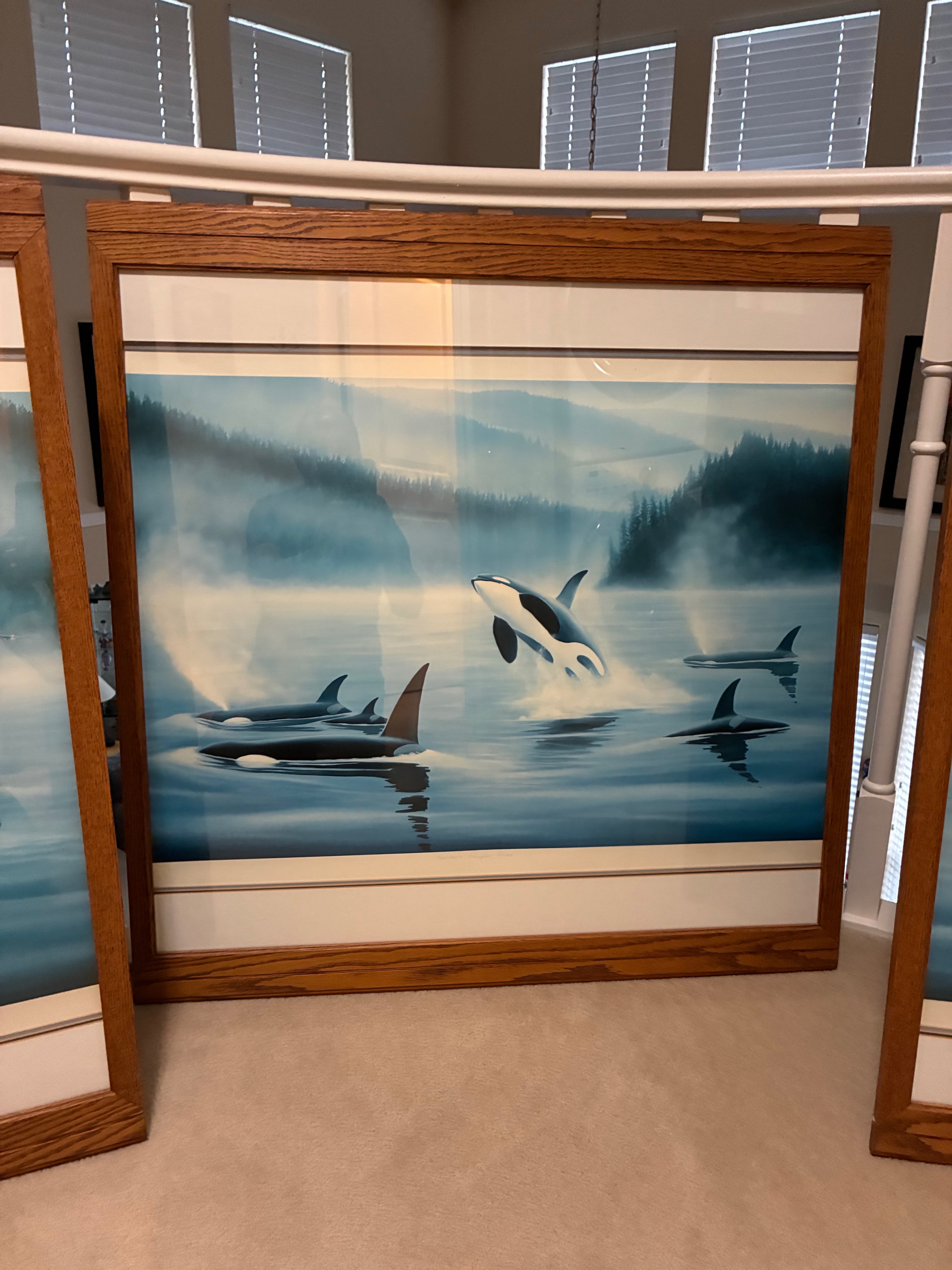 Northern Pacific Orcas Limited Edition Print by Robert Wyland - photo 3