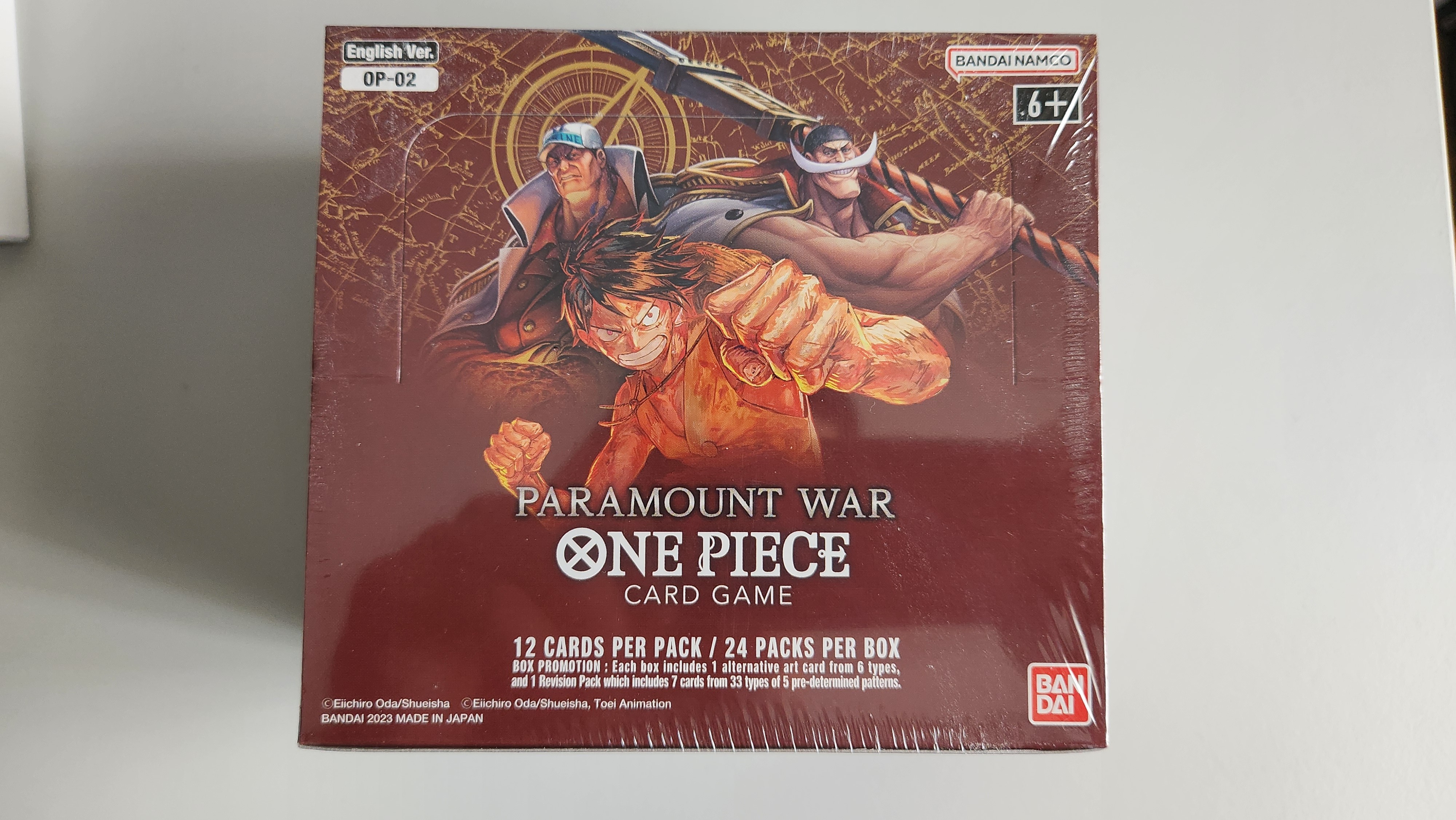 One Piece TCG OP-02 Paramount War Booster Box (English) – Sealed