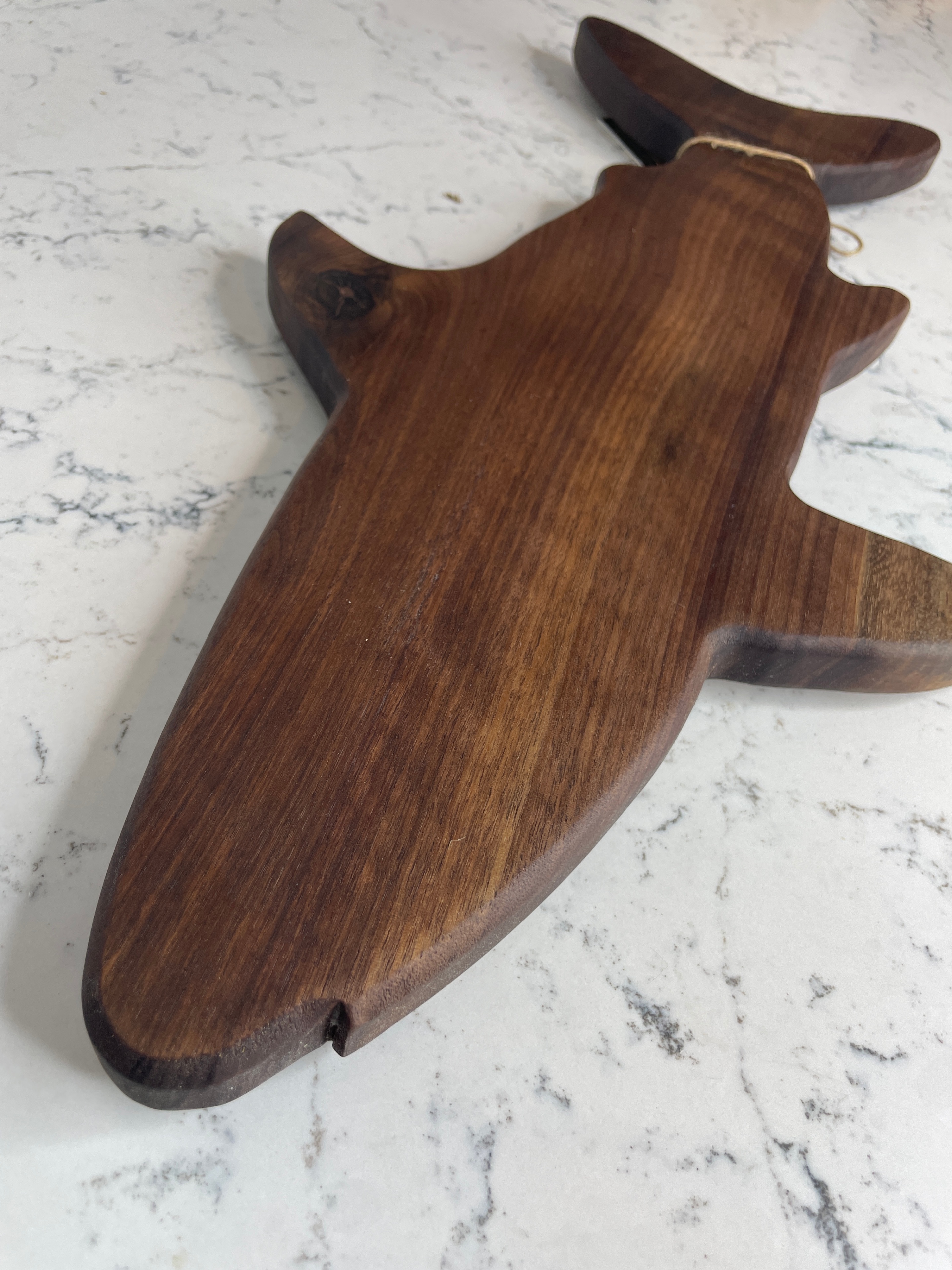 “Shark-cuterie Live Edge Black Walnut Charcuterie Board #2 - photo 5