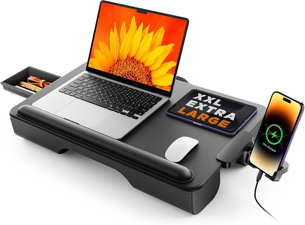 SAIJI Laptop Lap Desk for Bed 17inches - NEW