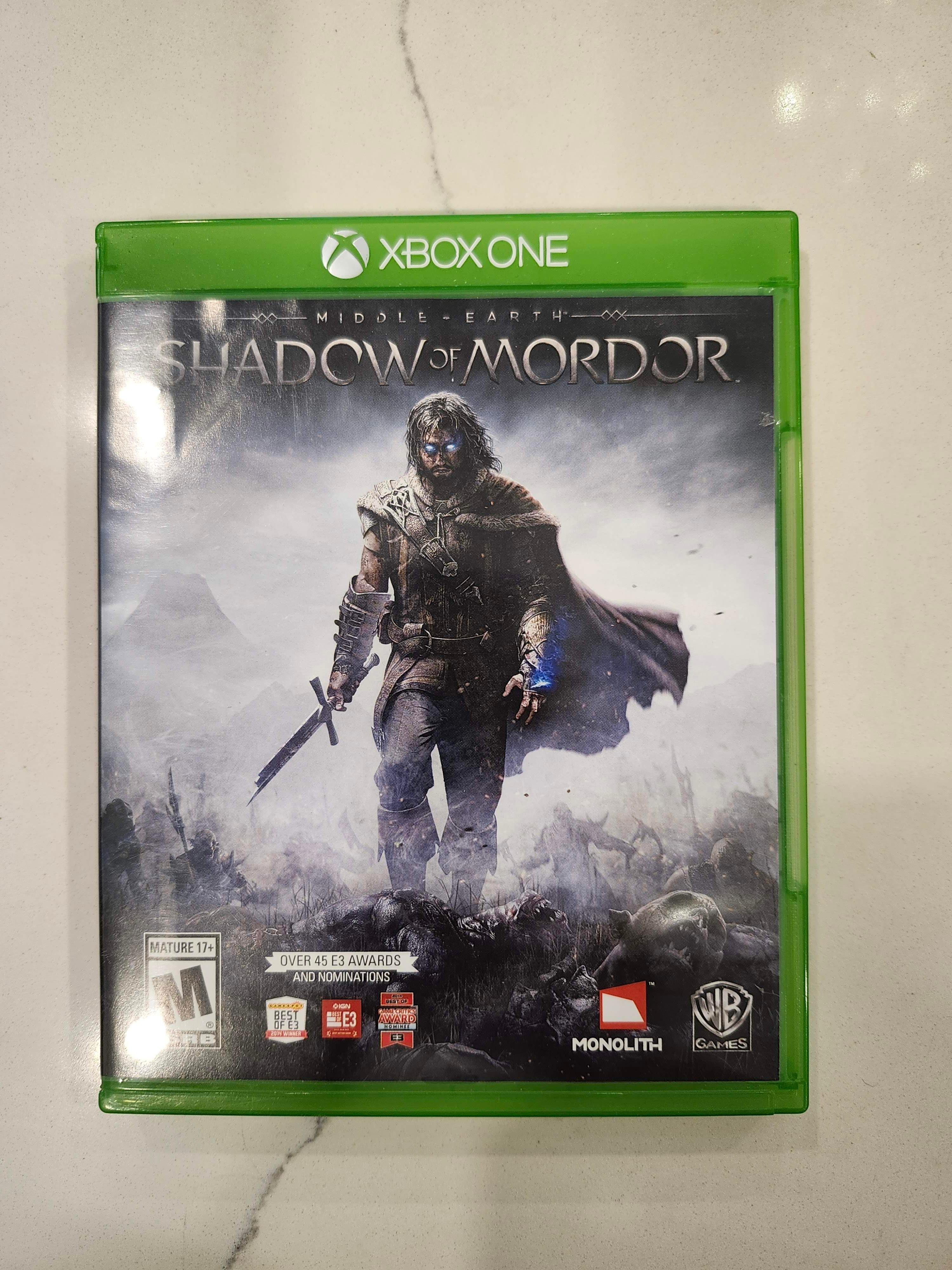 Like New Middle Earth Shadow of Mordor for Xbox One
