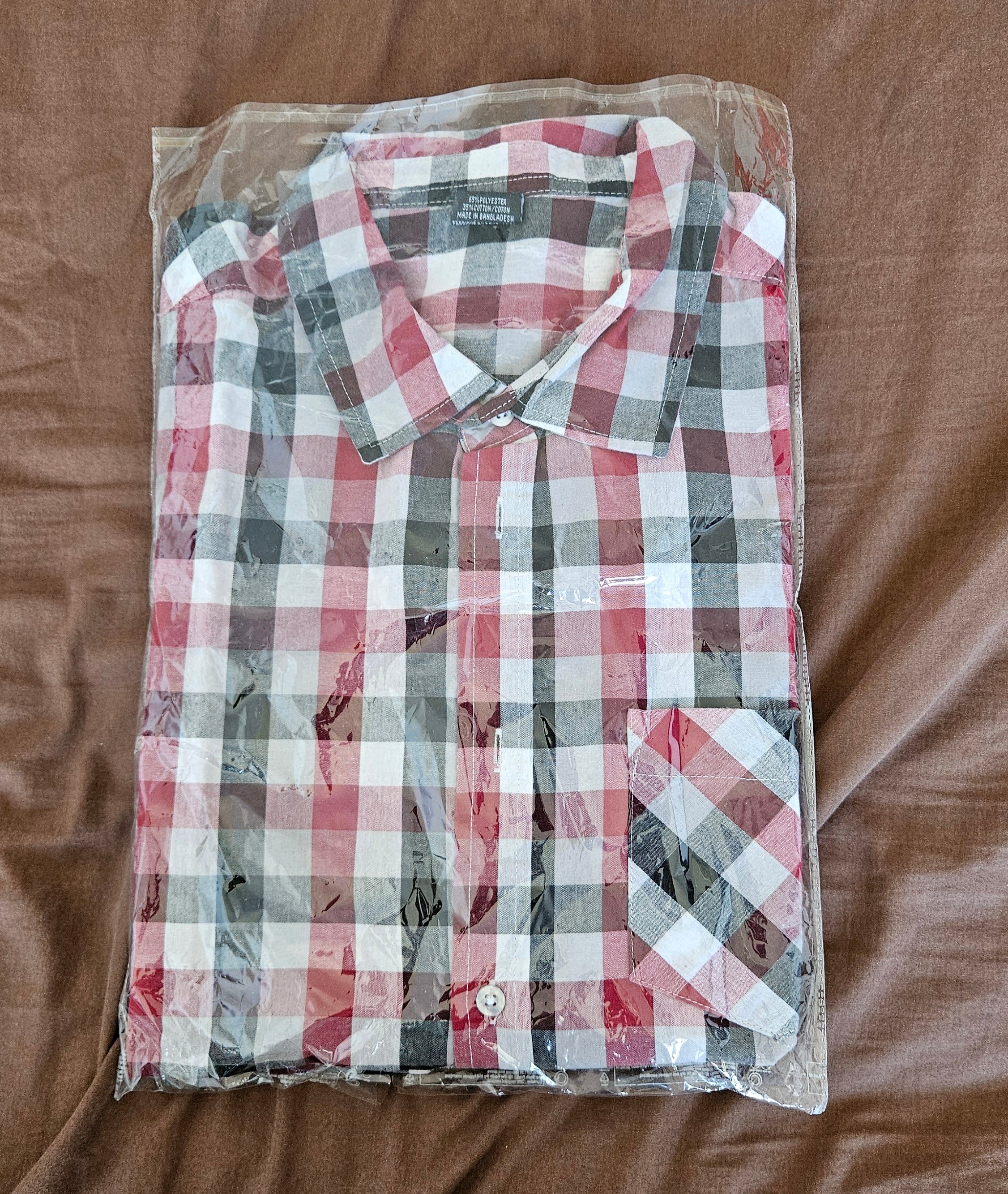 NEW MEN'S SHORT SLEEVE SHIRT (LARGE - 2 QTY) - photo 2
