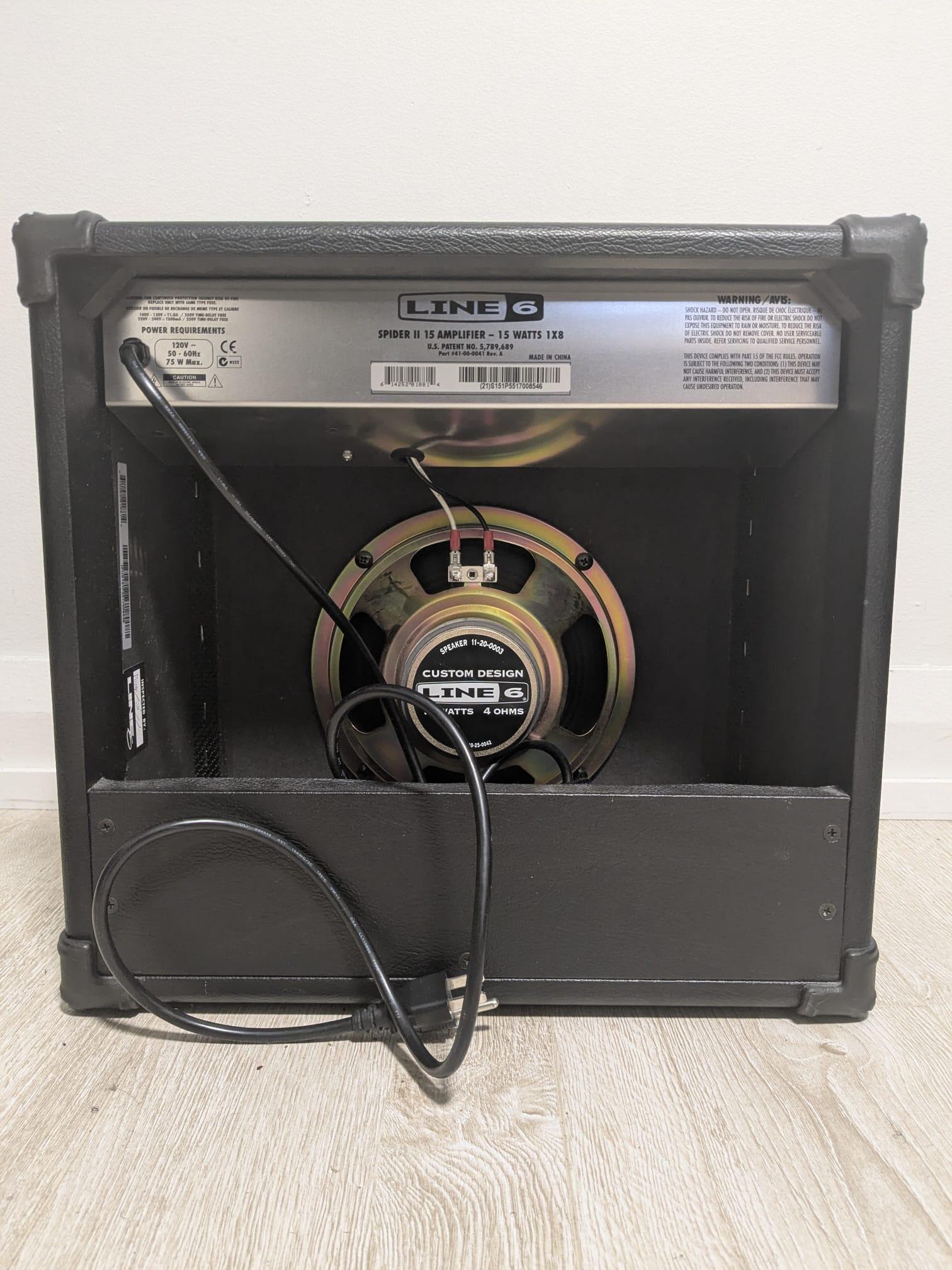 Line 6 Spider II 15W Guitar Amp - photo 3