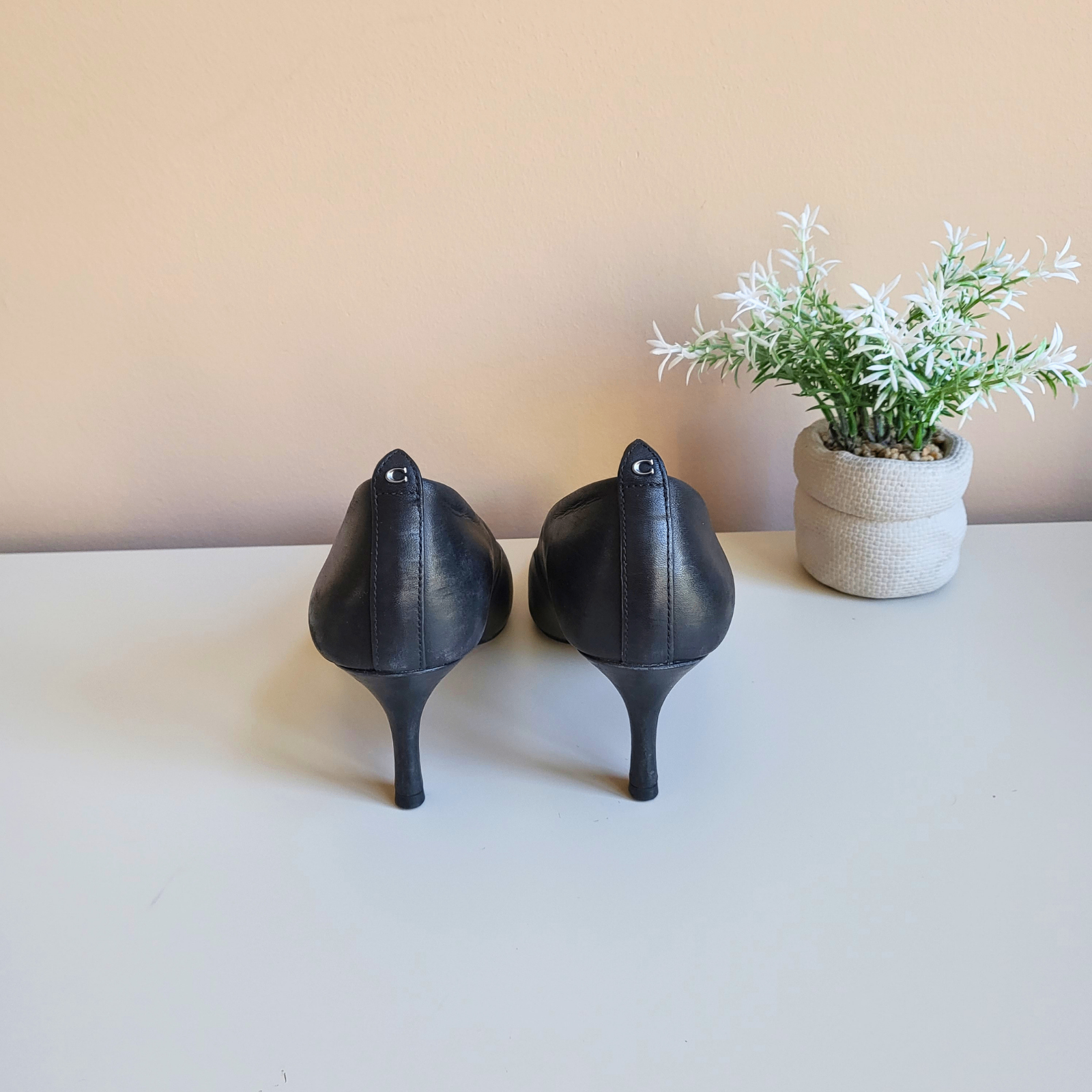 Coach - Waverly 65 Leather Black Pumps - Pre-Loved! 👠 - photo 3