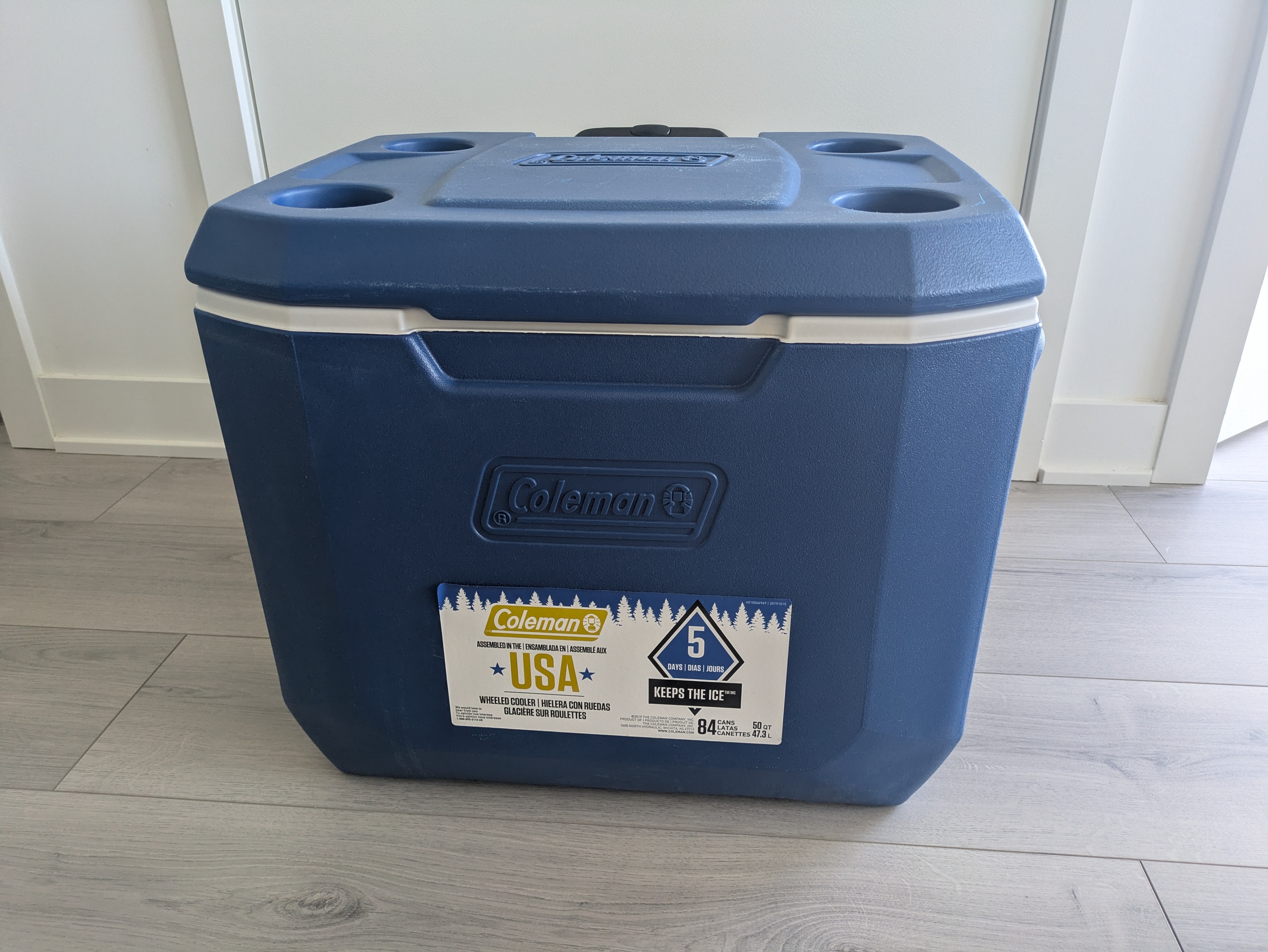 Coleman 50-Quart Xtreme Wheeled Cooler - 47.3L / 84 Cans