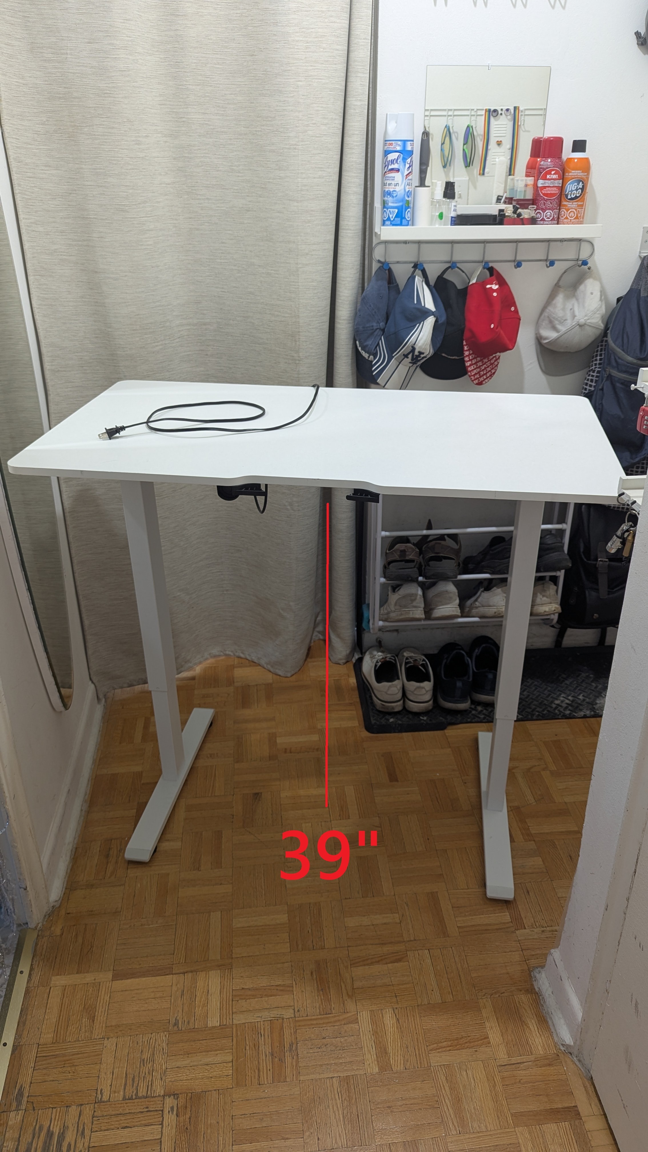 43x24" Sit Stand Desk Table Height Adjustable Electric Standing - photo 3