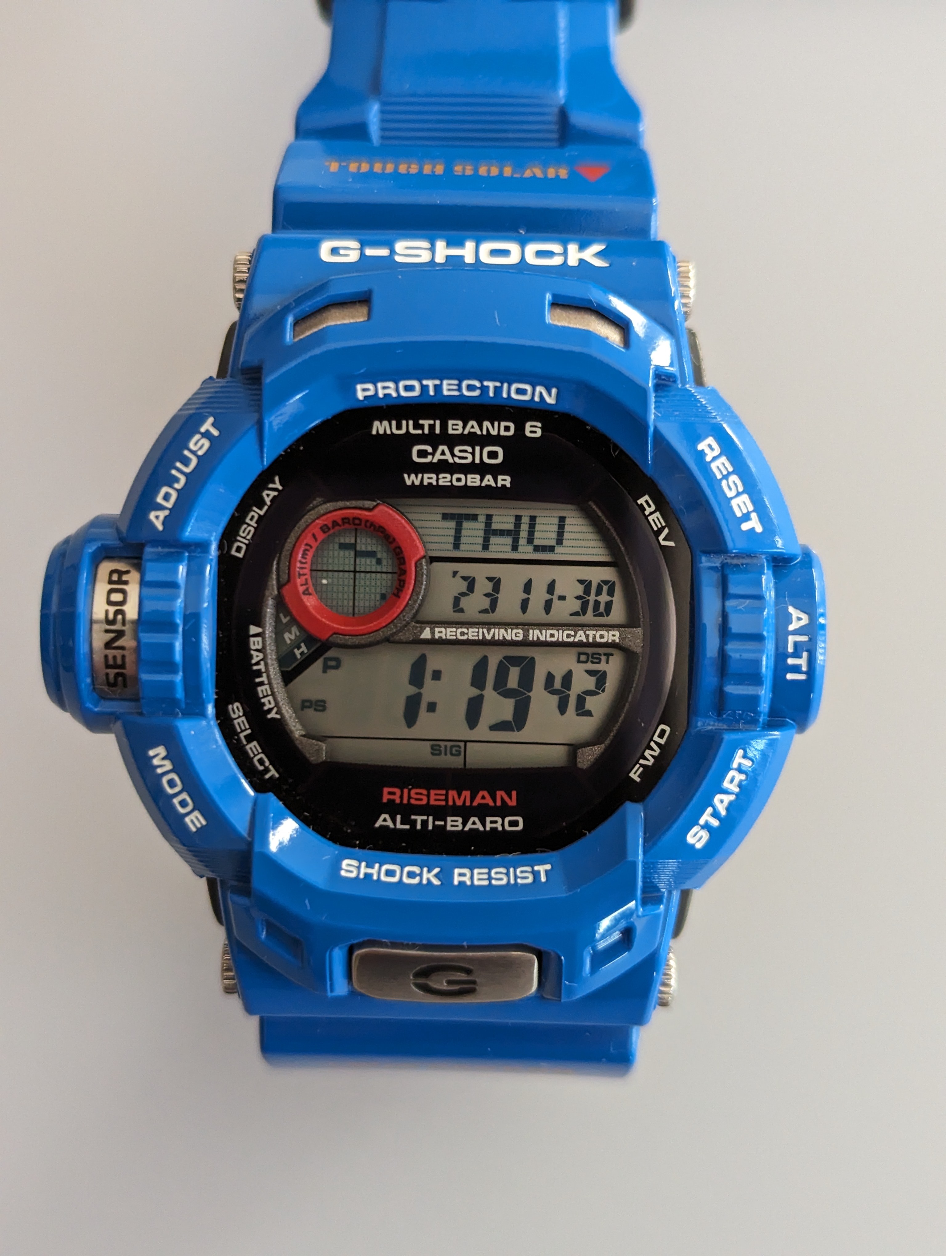 New Blue G-Shock GW-9200 Riseman CA$500