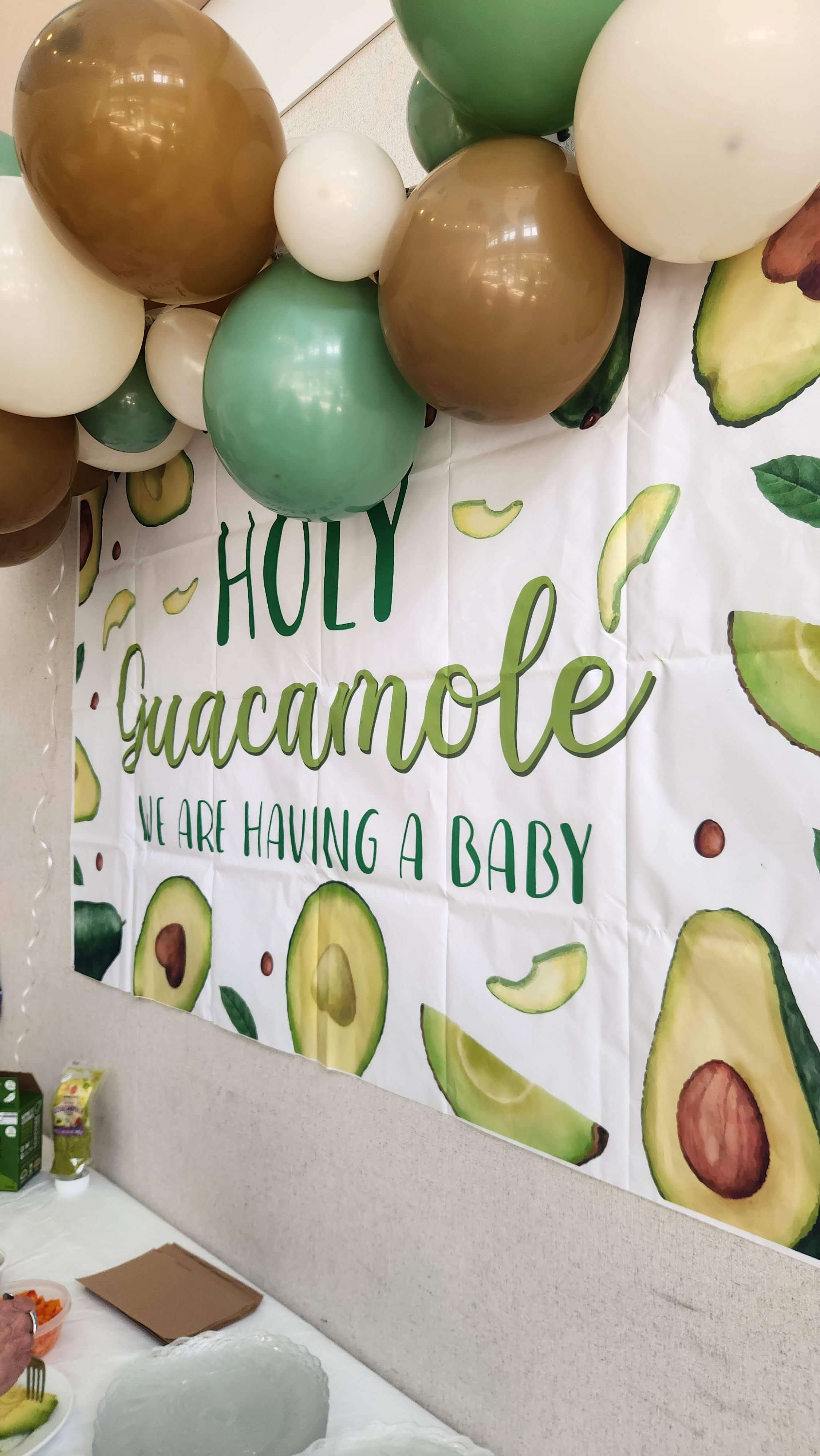 Avocado Themed Baby Shower Banner - photo 3