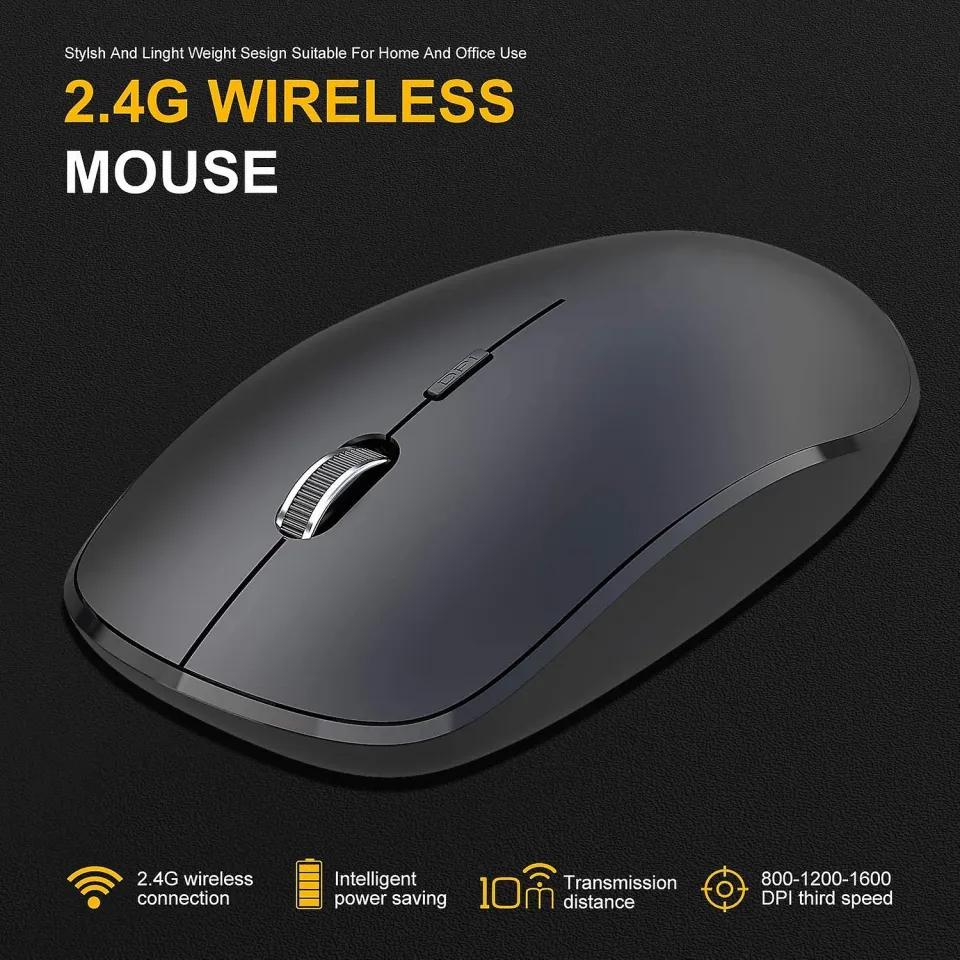 Pravix 2.4GHz Wireless Optical Mouse – Black – New Sealed