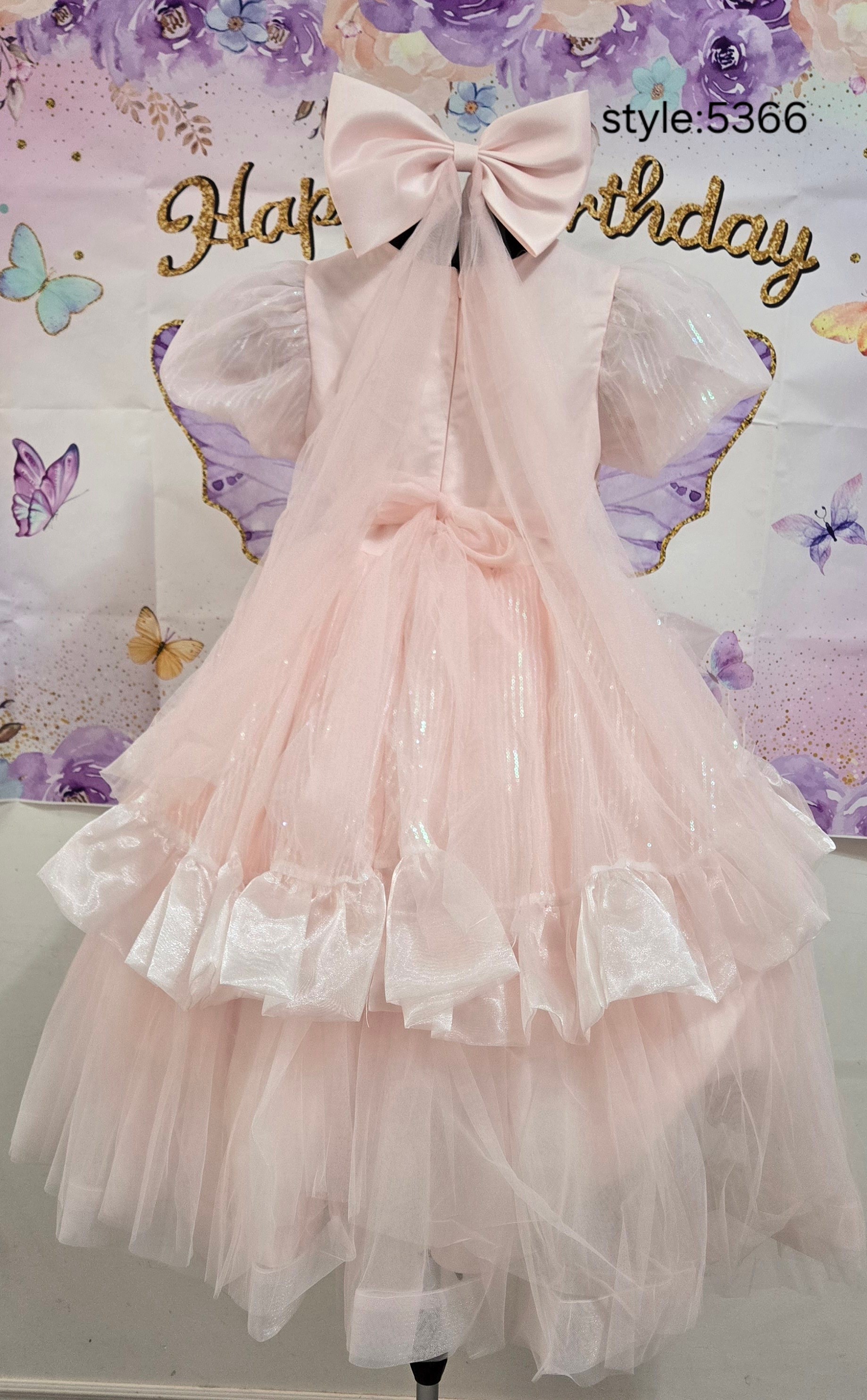 Pink Fairy Dress with Bow:5366 - photo 2