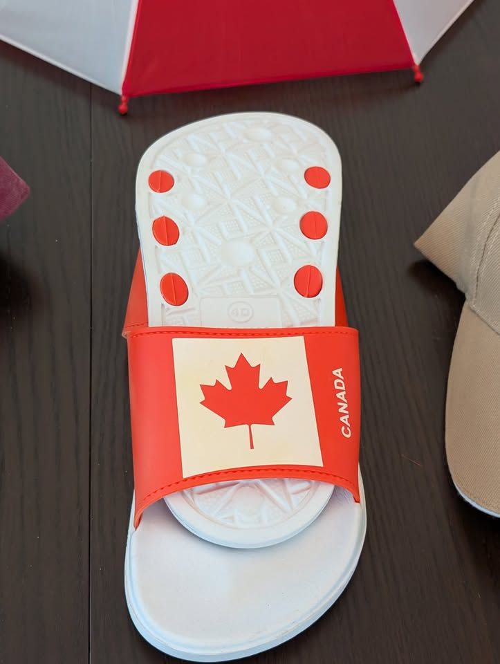 Canada Day visors and flip flops - see both pictures - photo 2