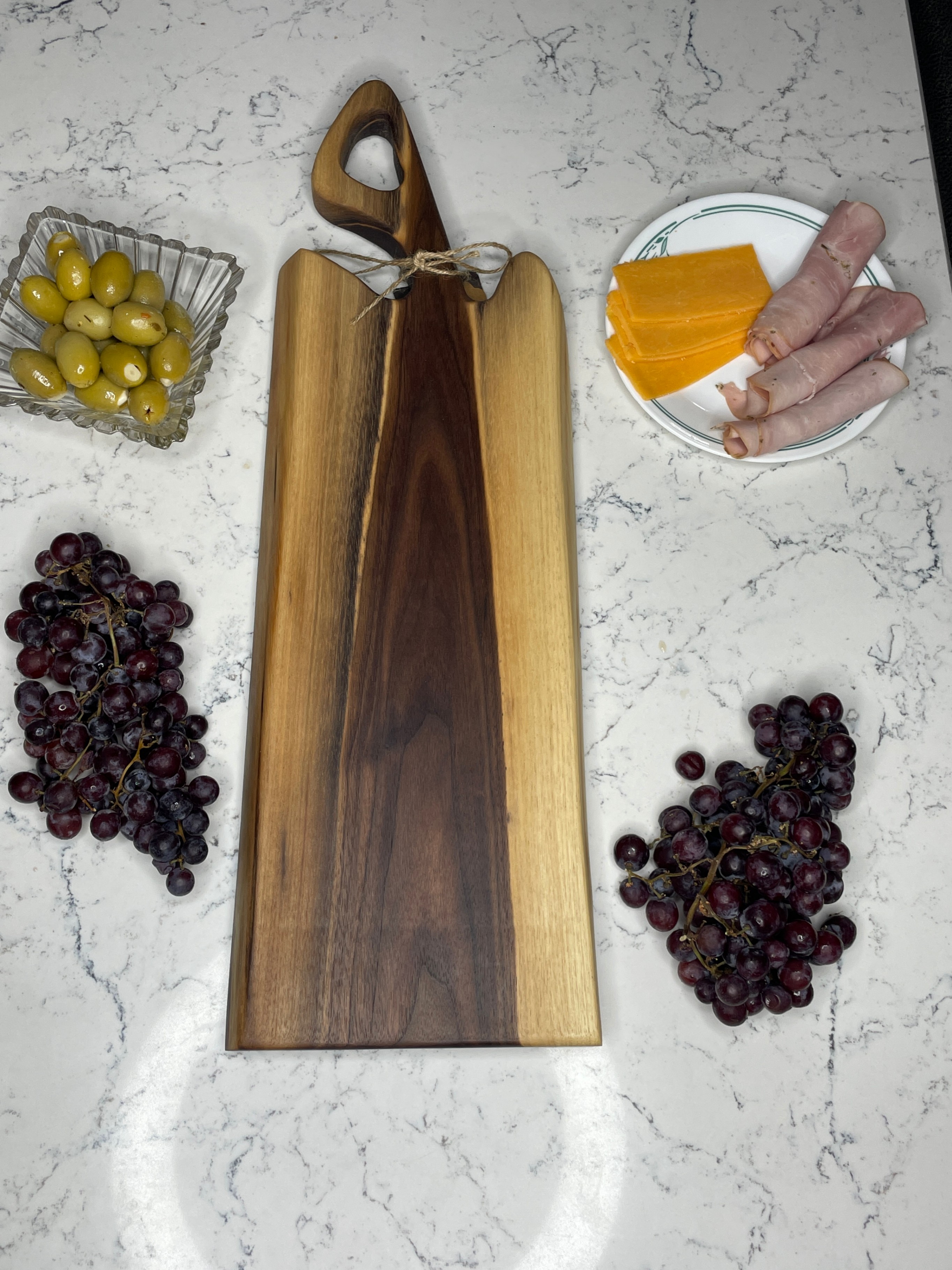 Live Edge Black Walnut Charcuterie Board #10