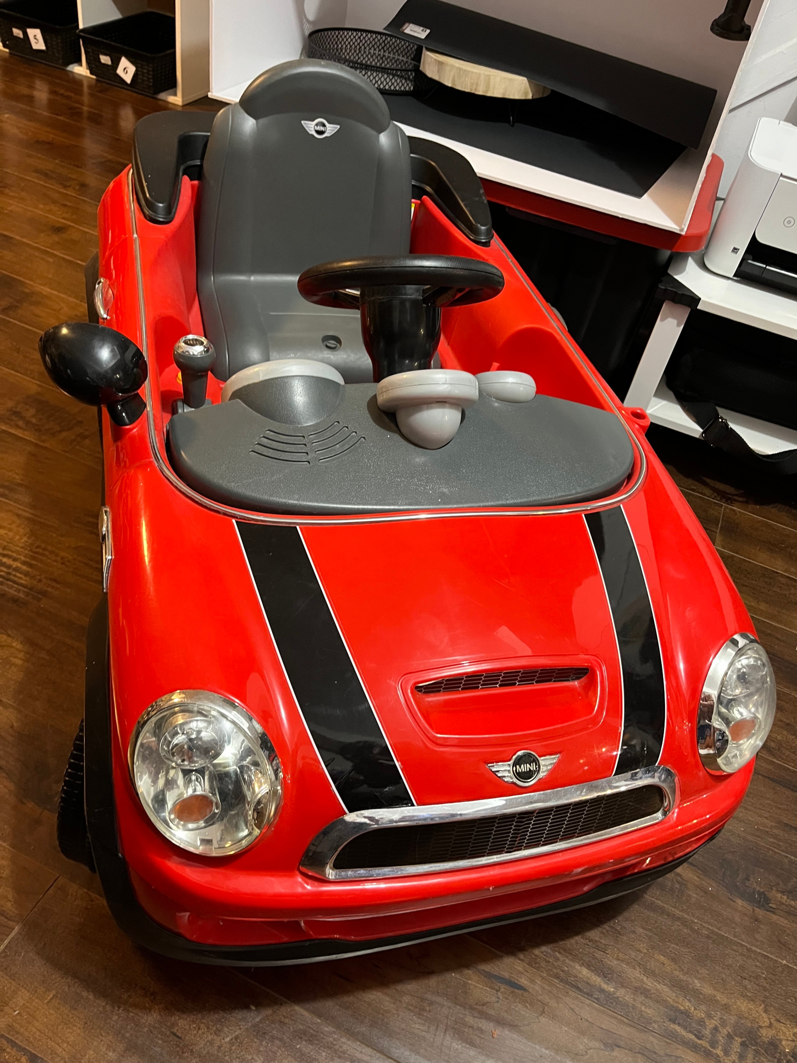 Daymak Mini Cooper Kids Electric Ride on Toy Car - Red