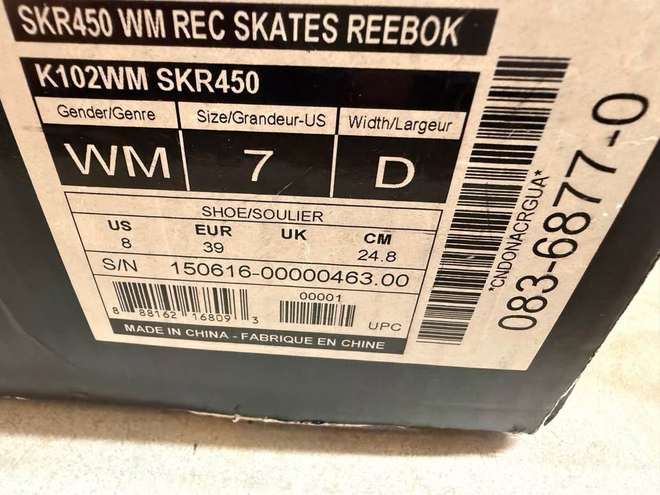 Reebok SKR450 WM REC SKATES Size 7 - photo 2