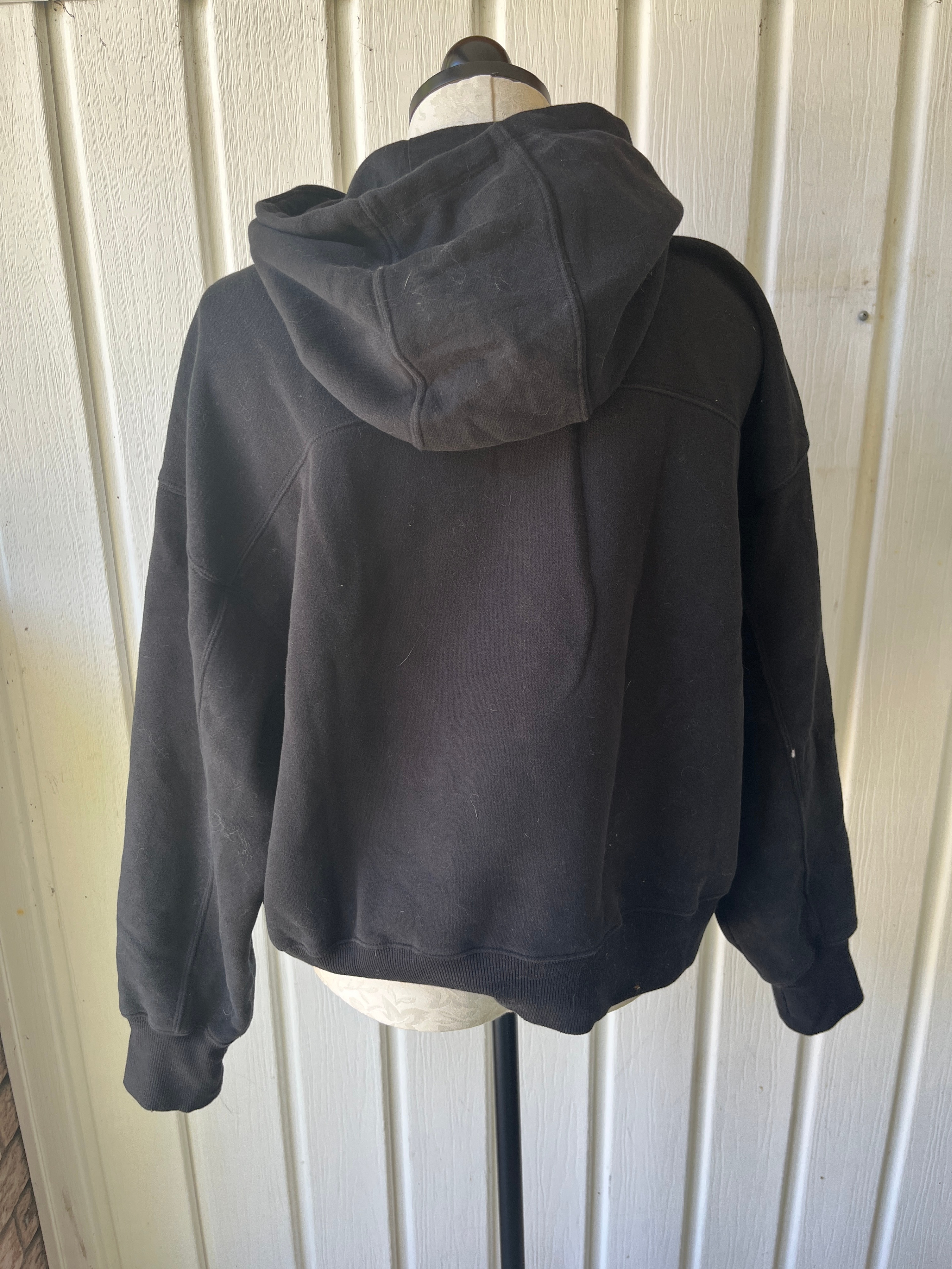 Offline by Aerie Black Snap Neck Hoodie - photo 2