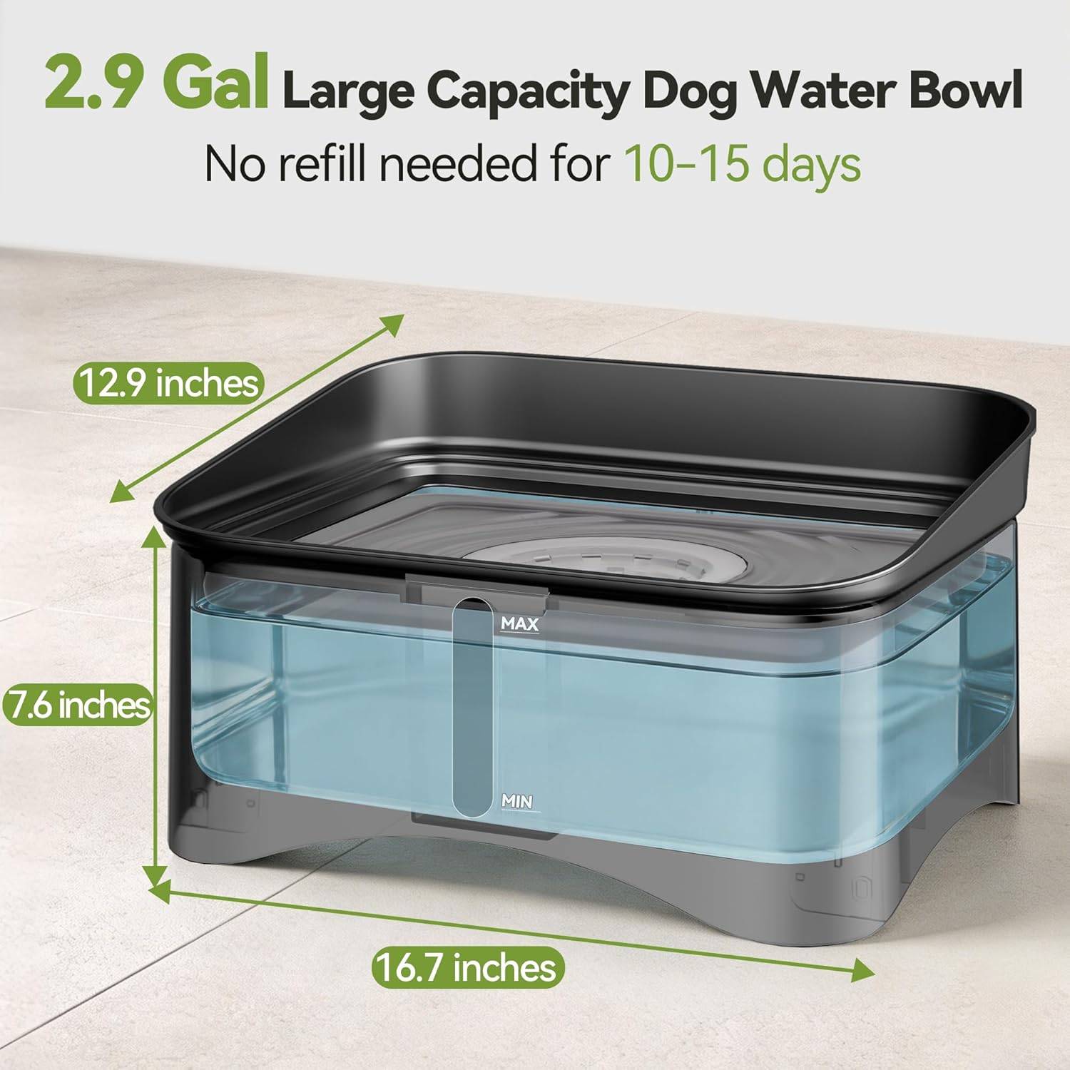 No Spill Dog Water Bowl -Senior Dogs - photo 2