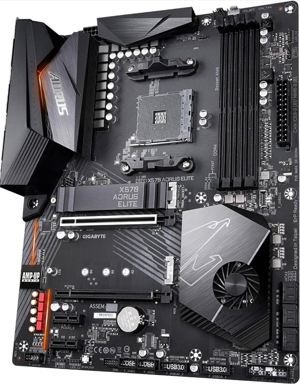 X570 AORUS Elite AMD Ryzen 3000/ATX/Realtek ALC1200/Front RGB - photo 5