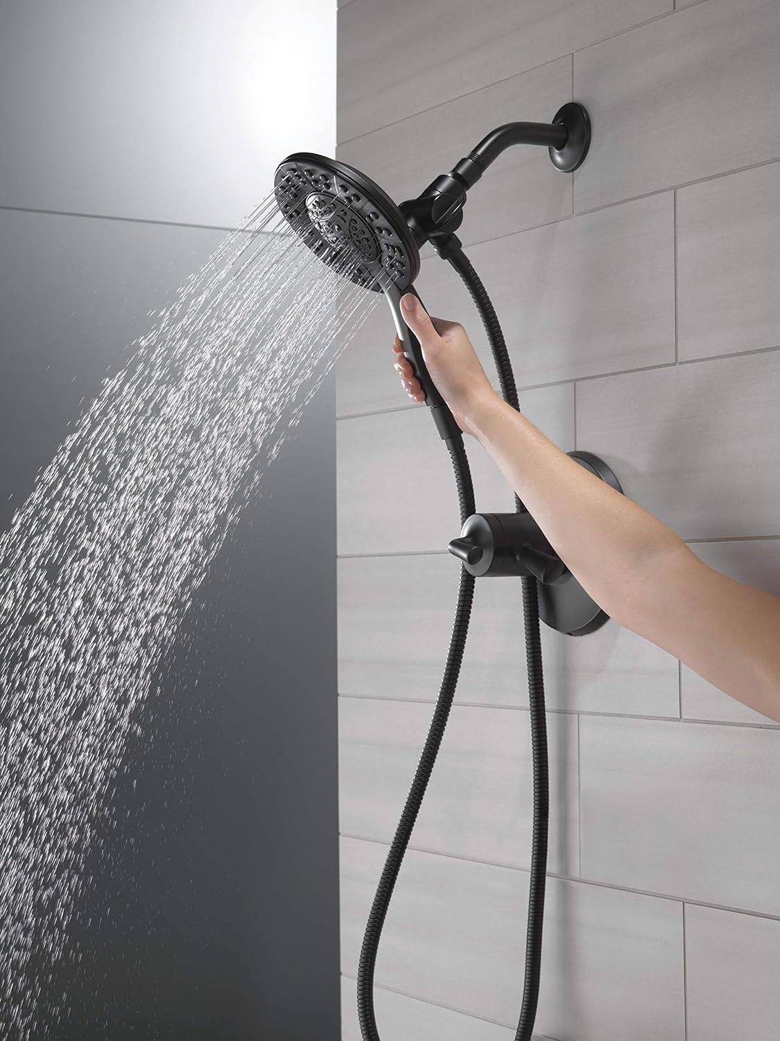 Delta Faucet 4-Spray In2ition Dual Shower Head with Handheld - photo 5