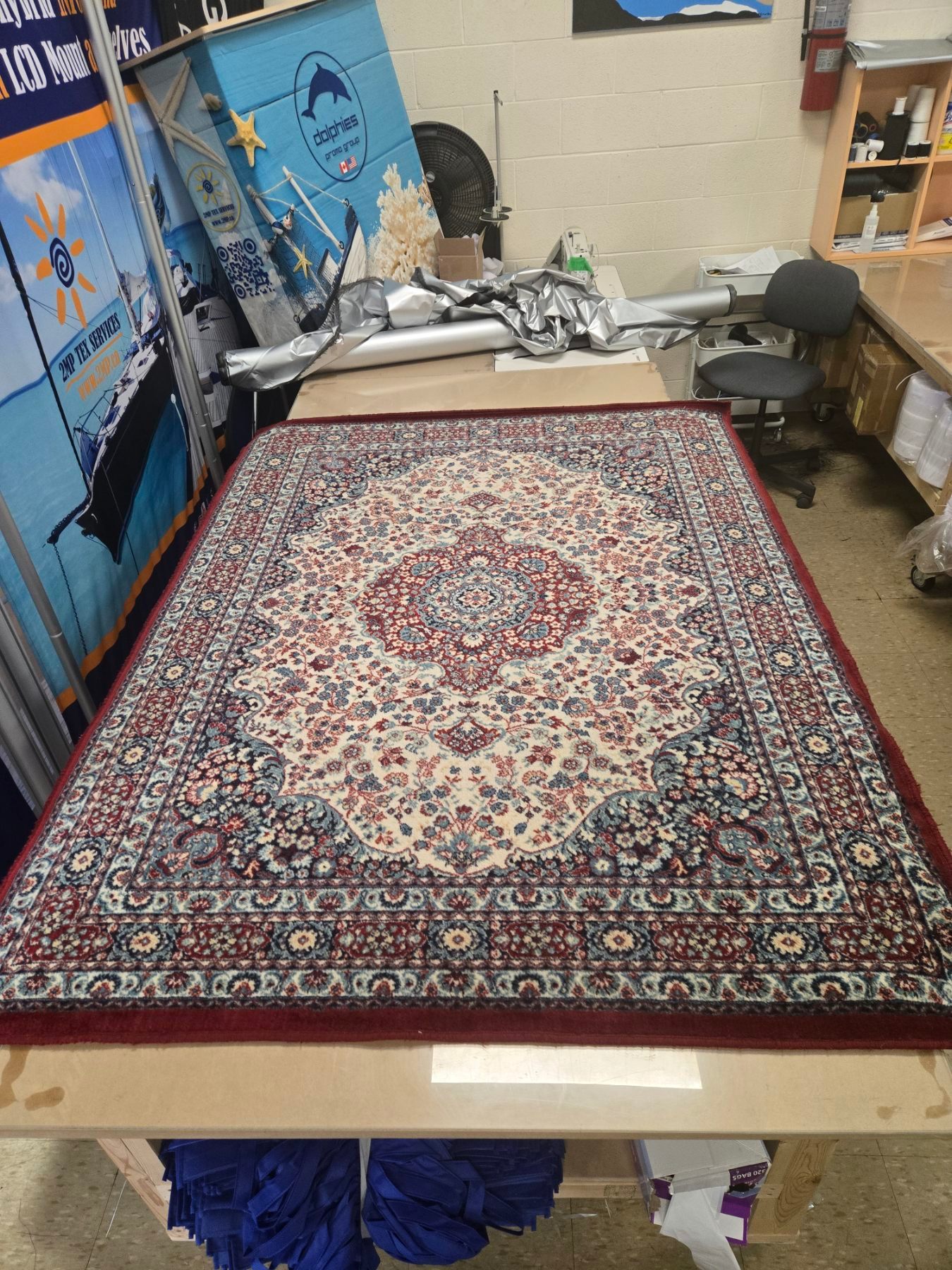 Vintage 5'x6.5' Traditional Persian-Style Rug - Freshly Cleaned - photo 5