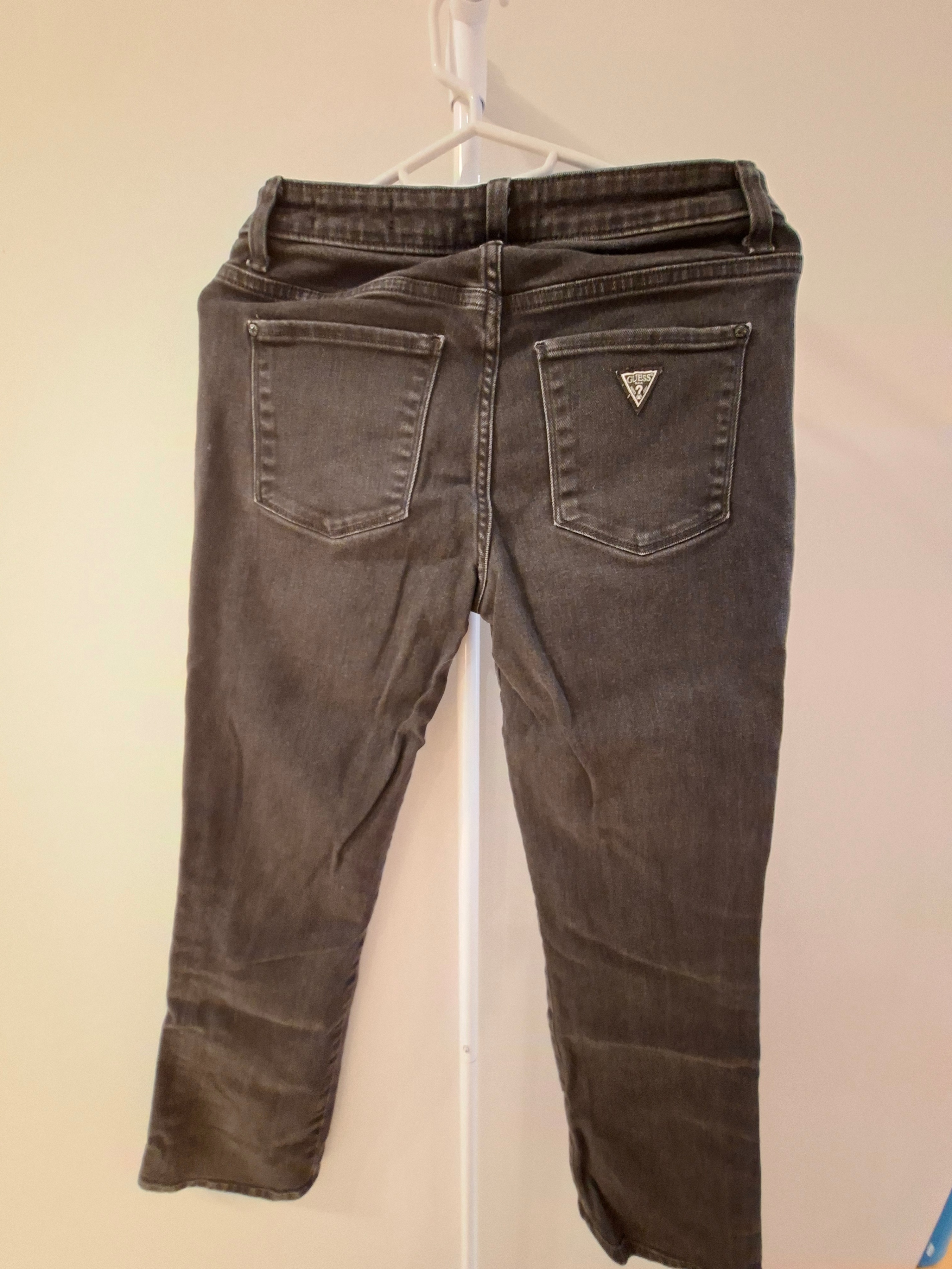 Authentic Guess Sexy Straight Mid Rise Jeans - Black - photo 3