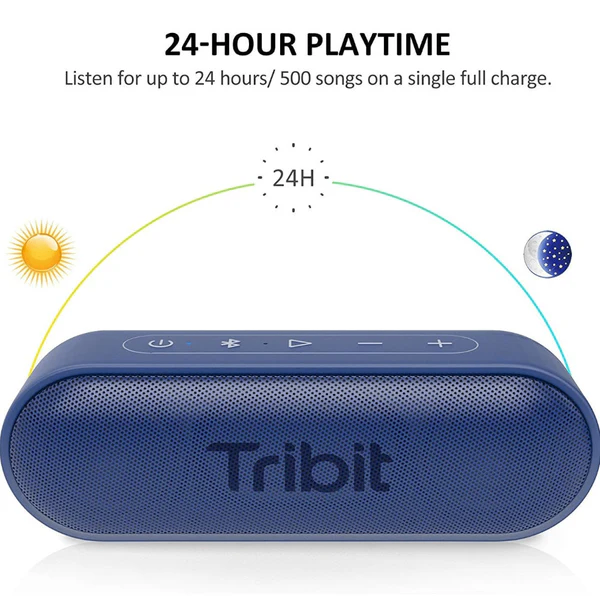 Tribit XSound Go BTS38 Bluetooth Speaker – Blue – New  Sealed - photo 2