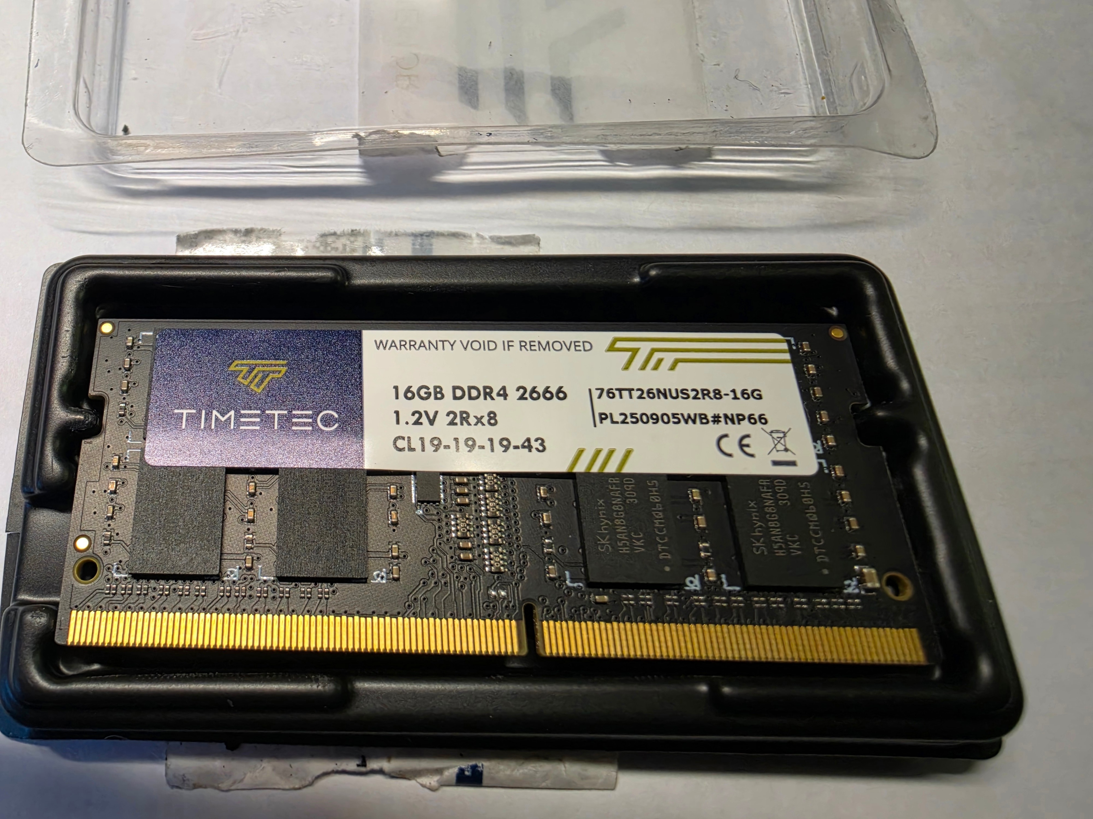 Timetec 16GB DDR4 2666MHz Laptop RAM SODIMM PC4 – New Open Box - photo 5