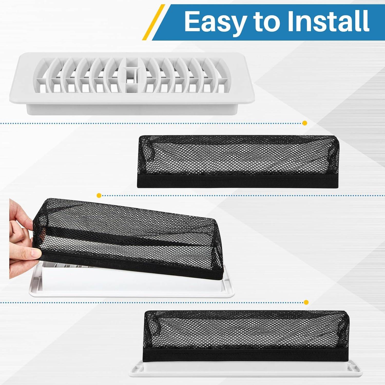 Zonon 6 Pcs Floor Register Covers 4 x 12 Inch - photo 5