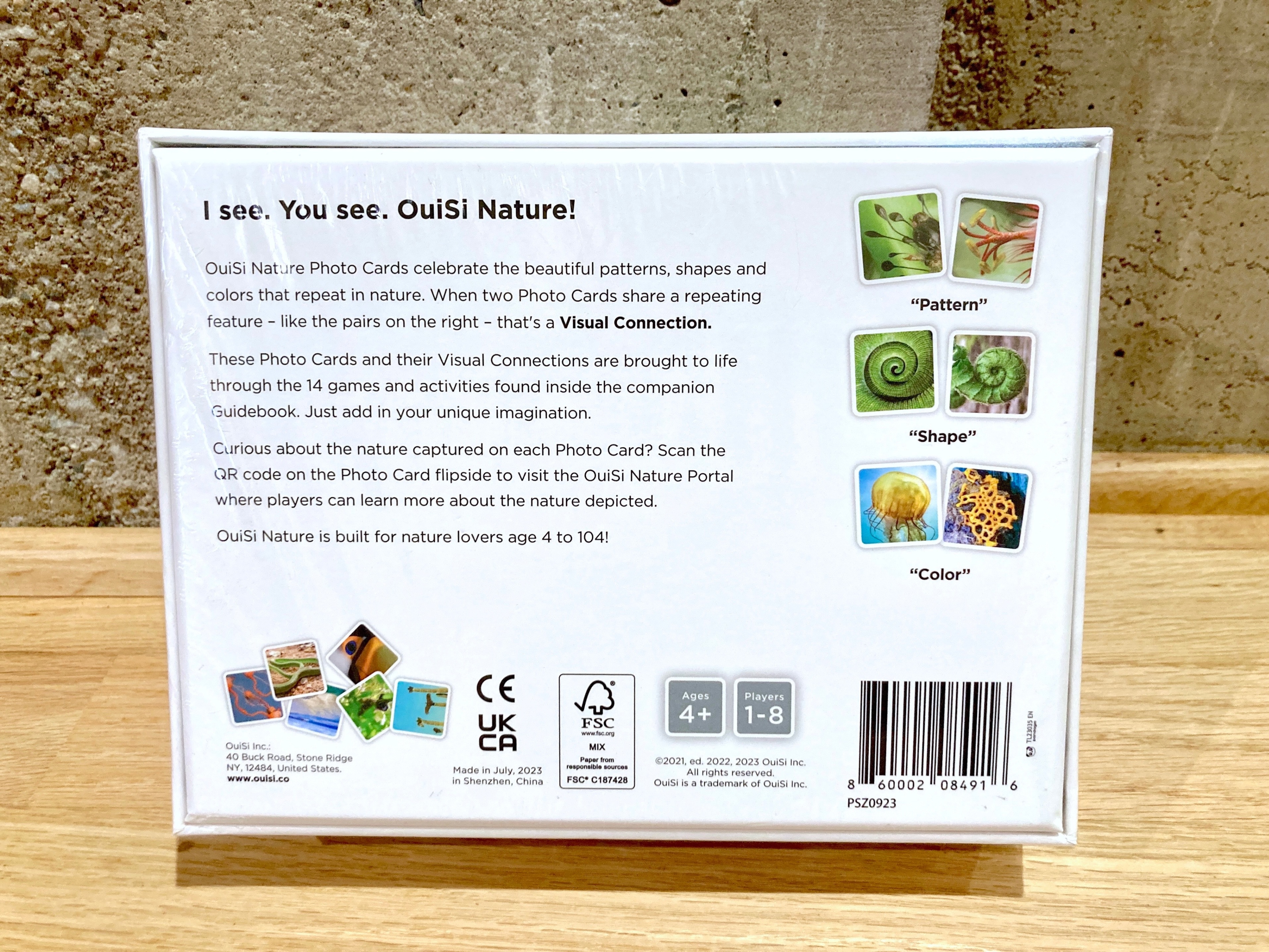 *NEW* OuiSi Nature Photo Cards Kids Creative Games Puzzles - photo 2