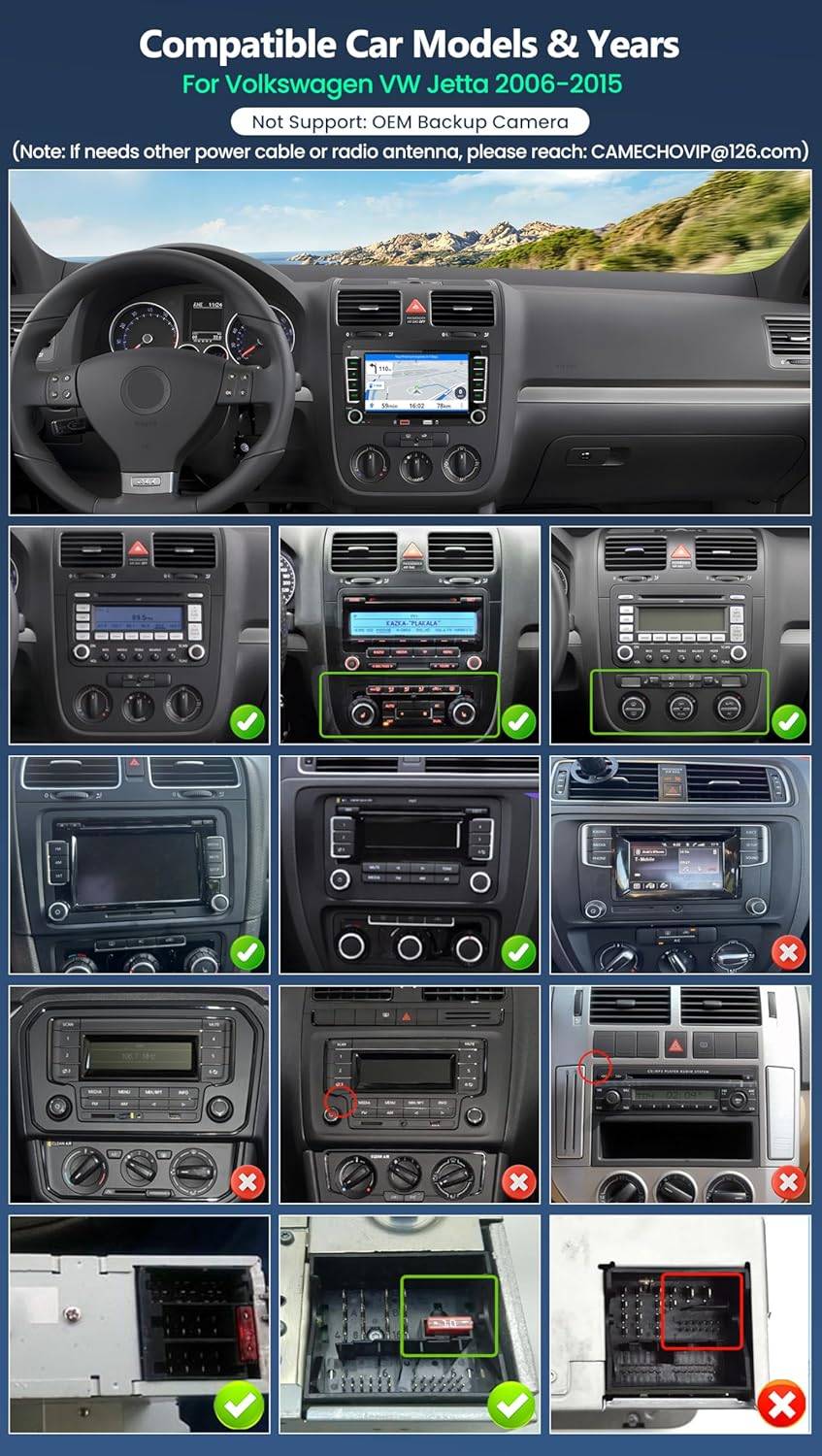 Car Stereo for Volkswagen VW Jetta 2006-2015 - photo 2