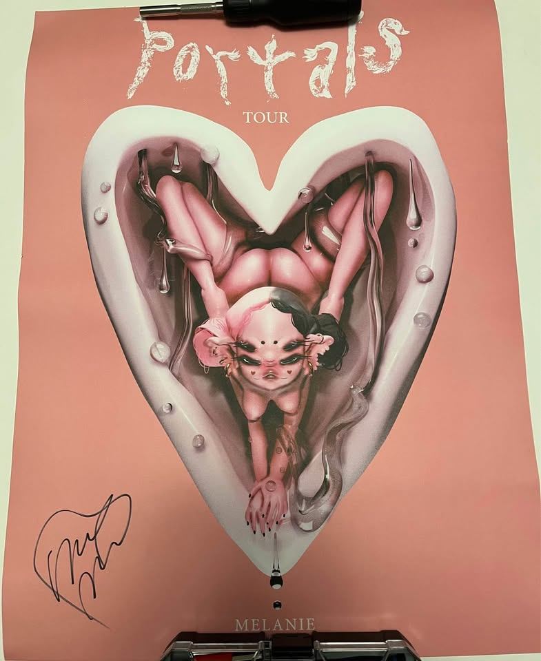 Signed Melanie Martinez Portals Tour Poster