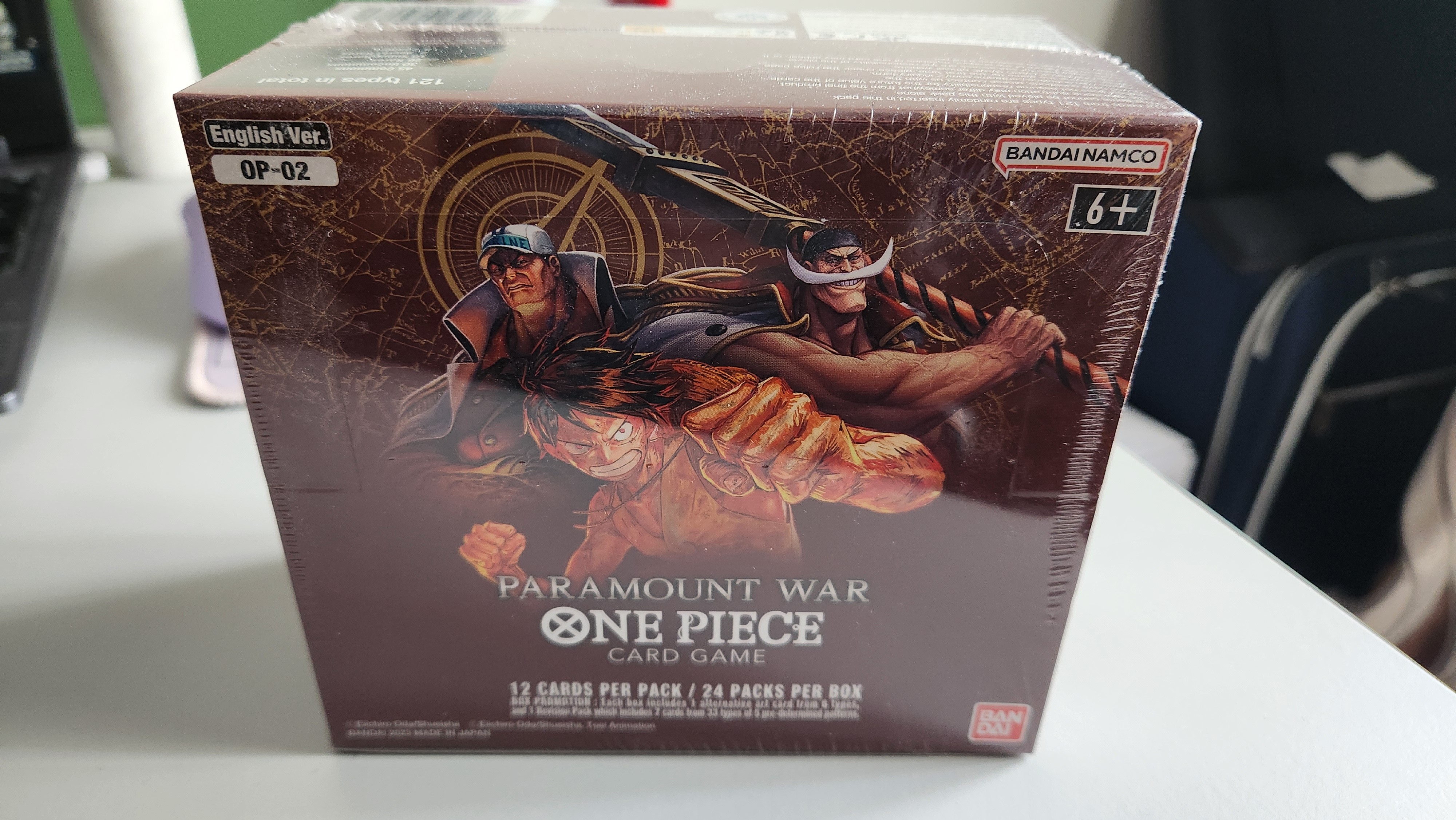 One Piece TCG OP-02 Paramount War Booster Box (English) – Sealed - photo 2