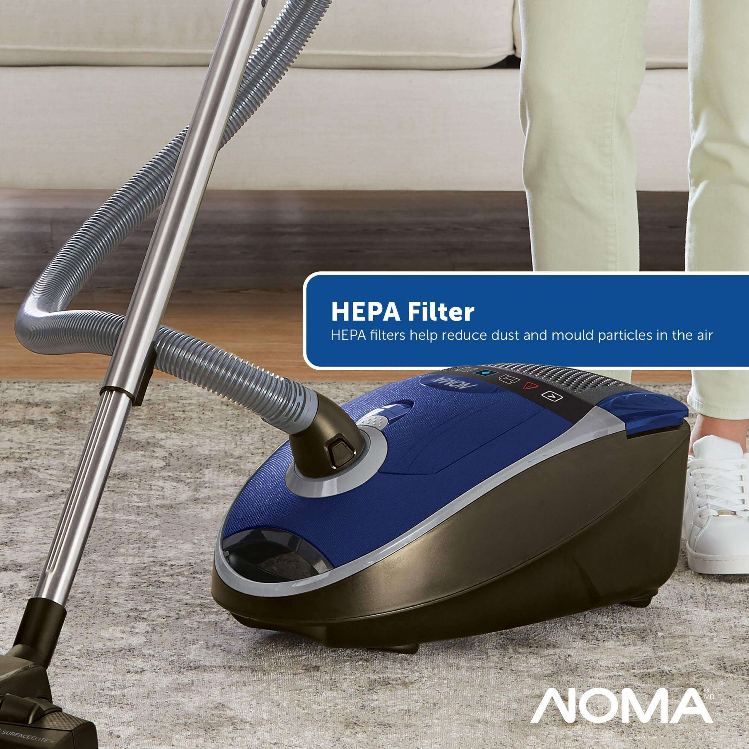 NOMA SurfaceElite Multi-Surface Bagged Corded Canister Vacuum - photo 3