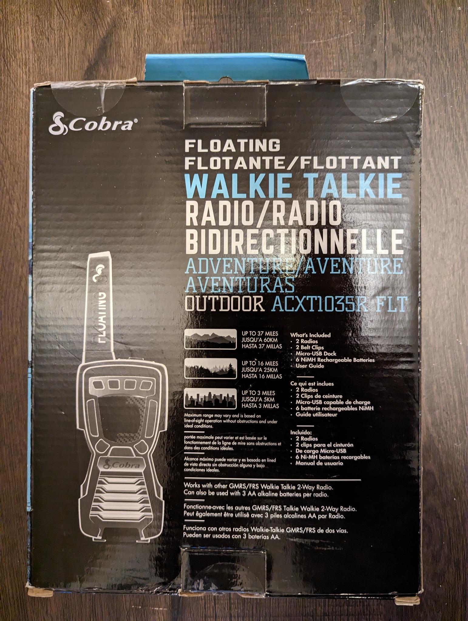 Cobra ACXT1035R FLT Walkie Talkies (2-Pack) - photo 2