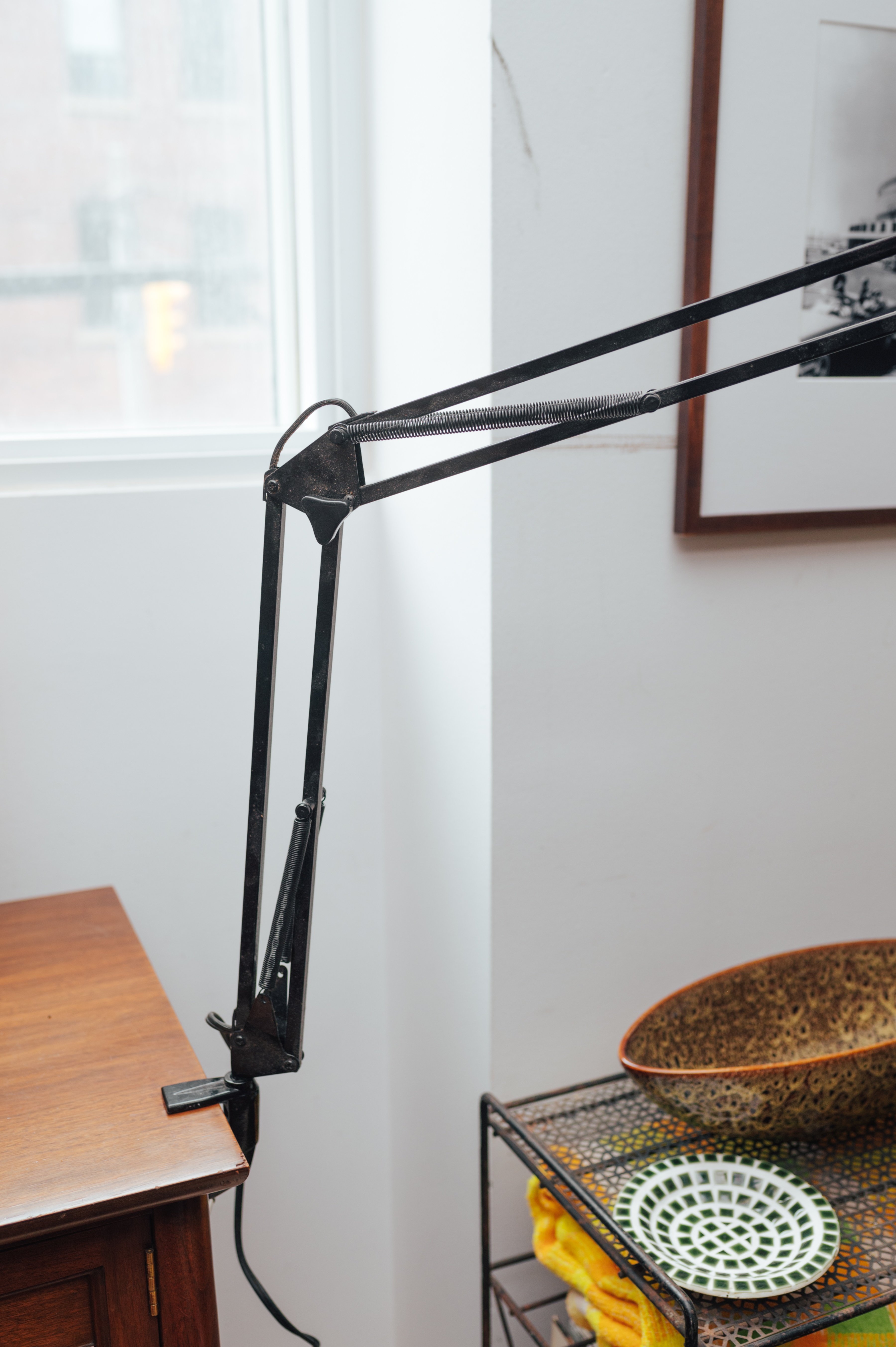 Black Industrial Architect's Task Lamp - photo 2