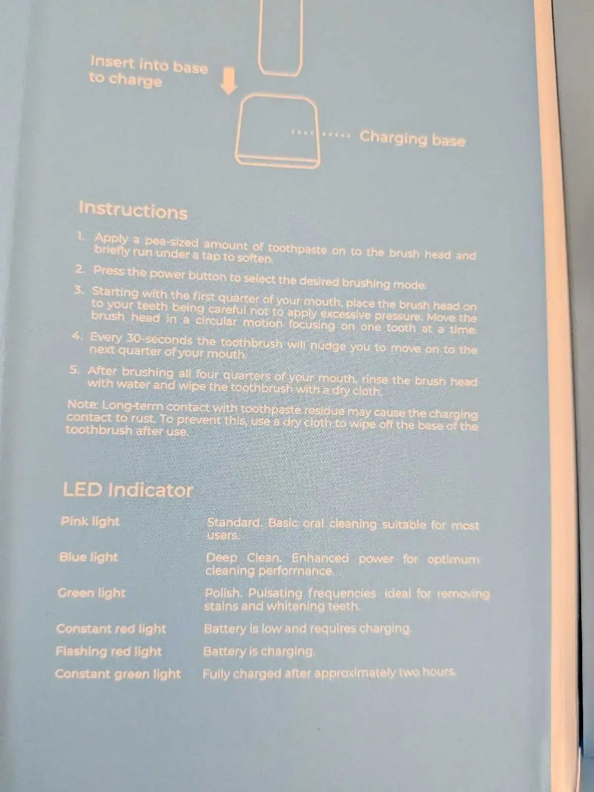 Electric Toothbrush with Charging Base - photo 3