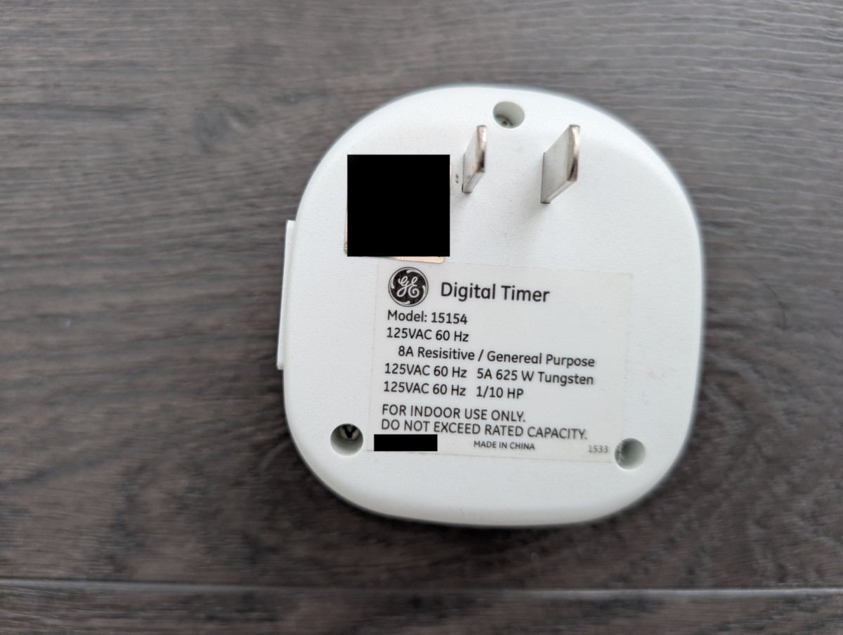 Wall socket digital timer - photo 3