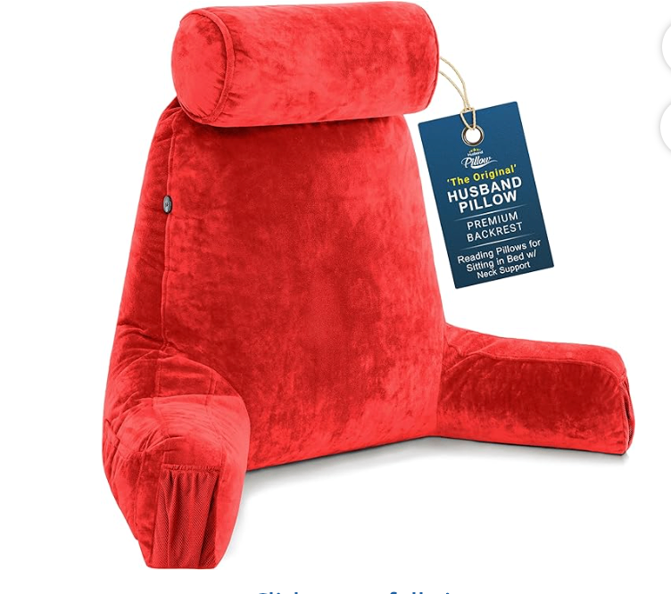 Firm support bed rest pillow
