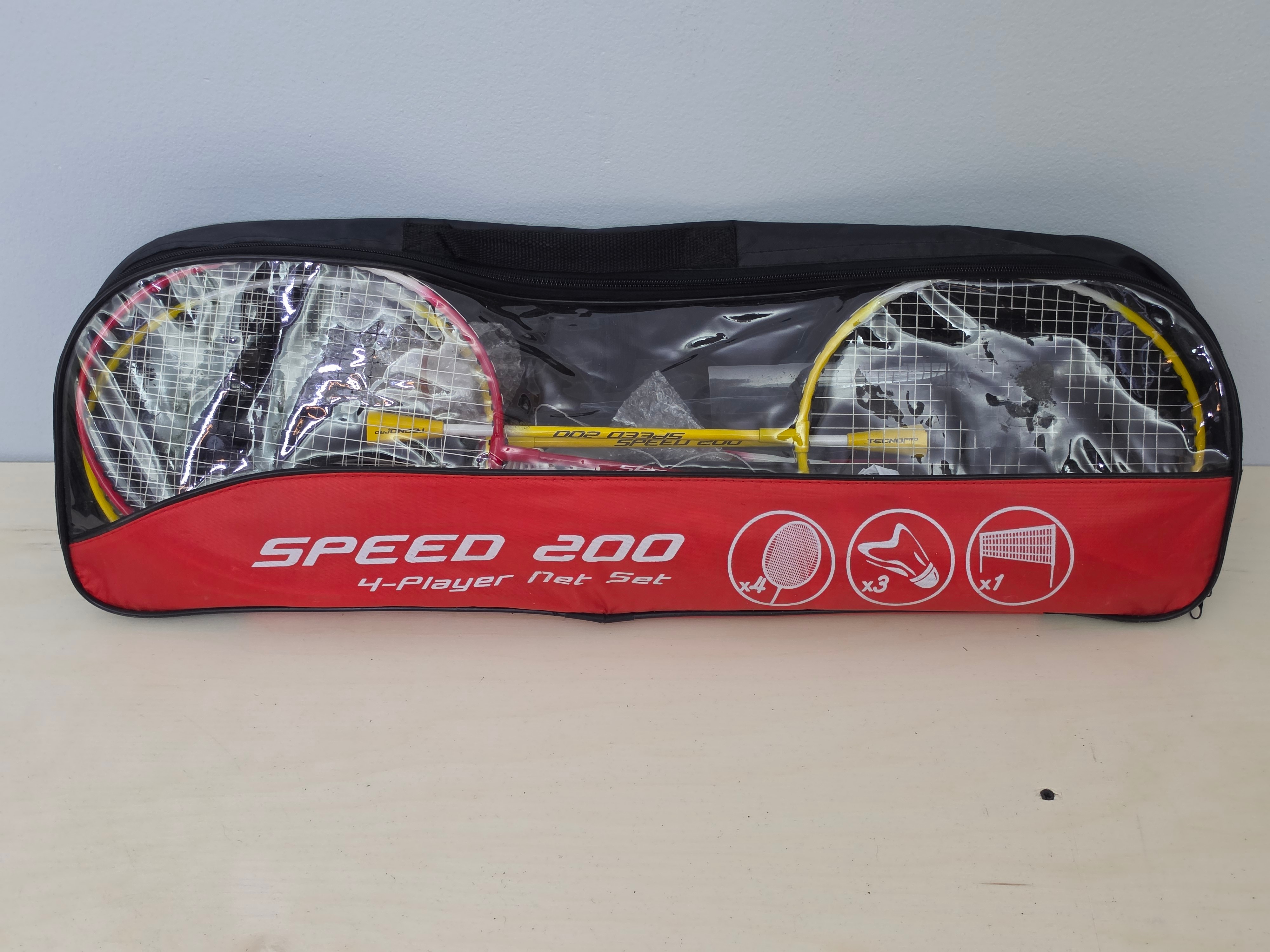 Speed 200 4-Player Badminton Set