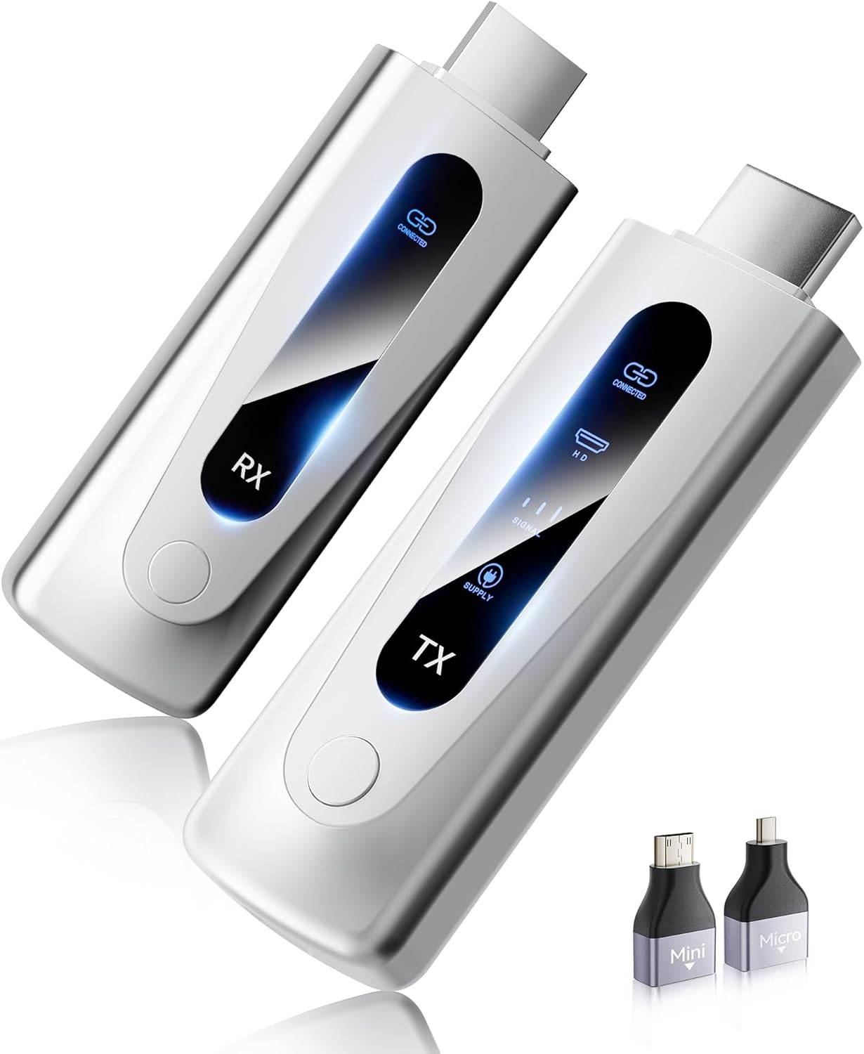 2027 Upgraded Wireless HDMI Transmitter and Receiver