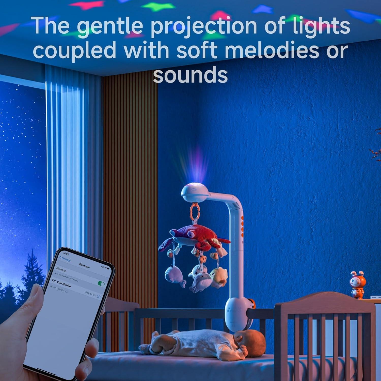 TUMAMA Baby Crib Toys with Projection Night Light | New on Sale - photo 3
