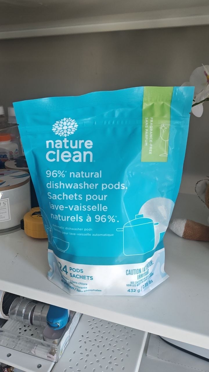 Nature Clean Dishwasher Pods – 24 Pods, Fragrance-Free - photo 2