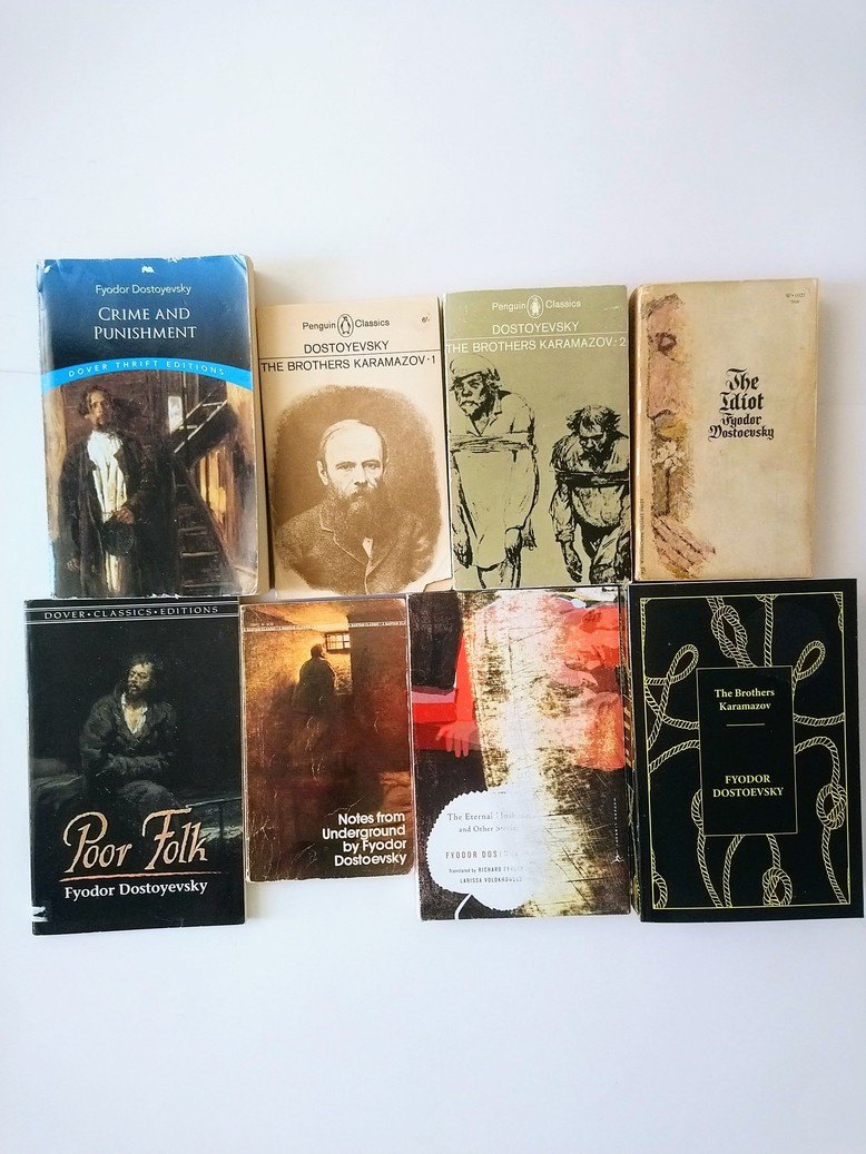 Fyodor Dostoyevski books! ⚽️