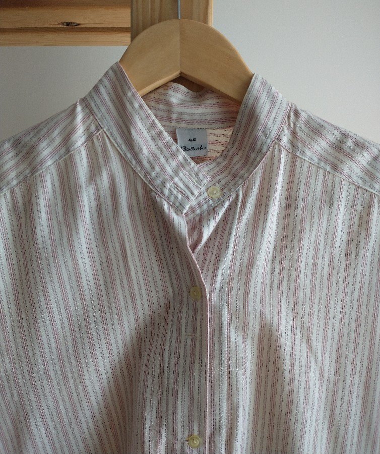 Short Collar Vintage Short-Sleeve Blouse - photo 2